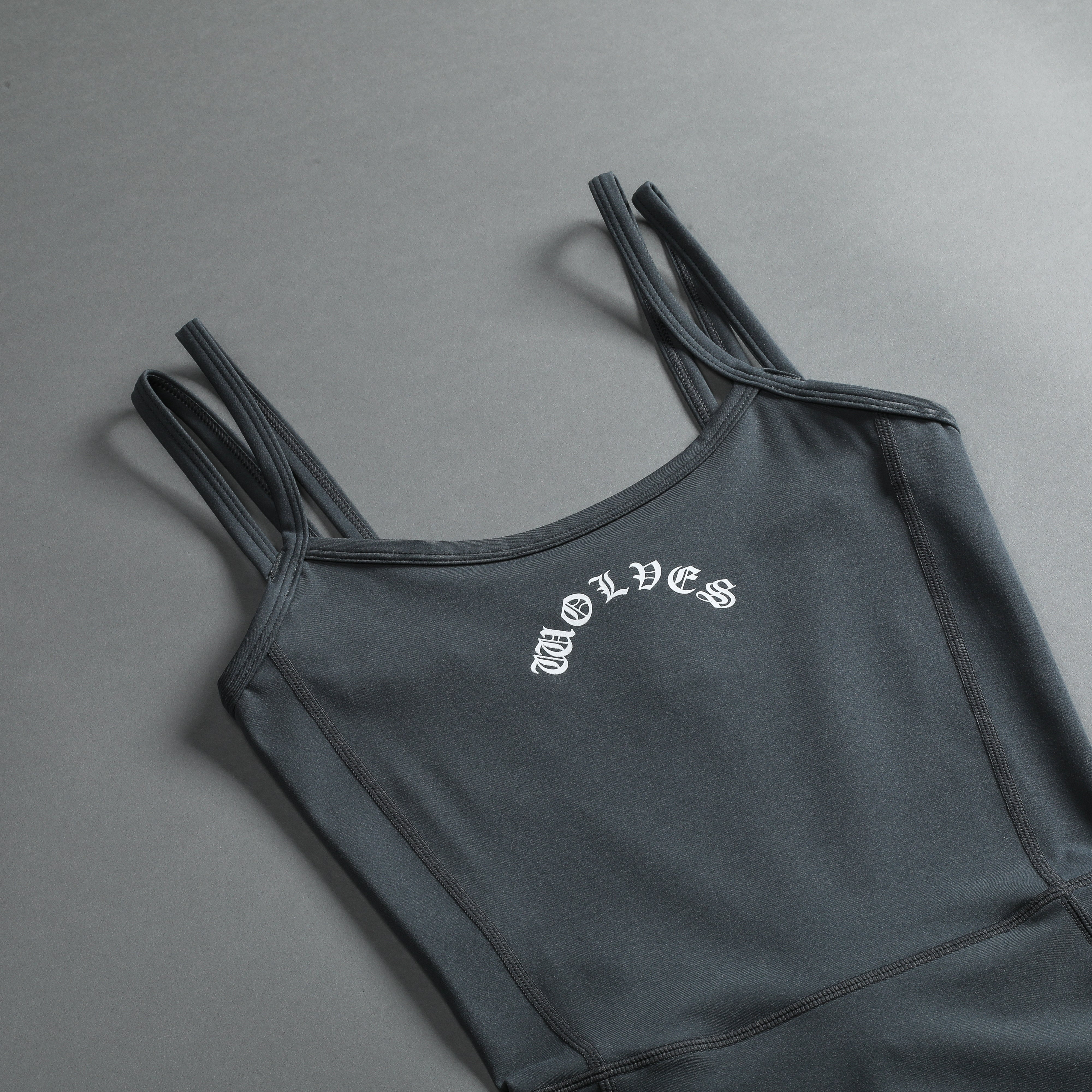 Riders On The Storm Shay "Energy" Bodysuit in Wolf Gray