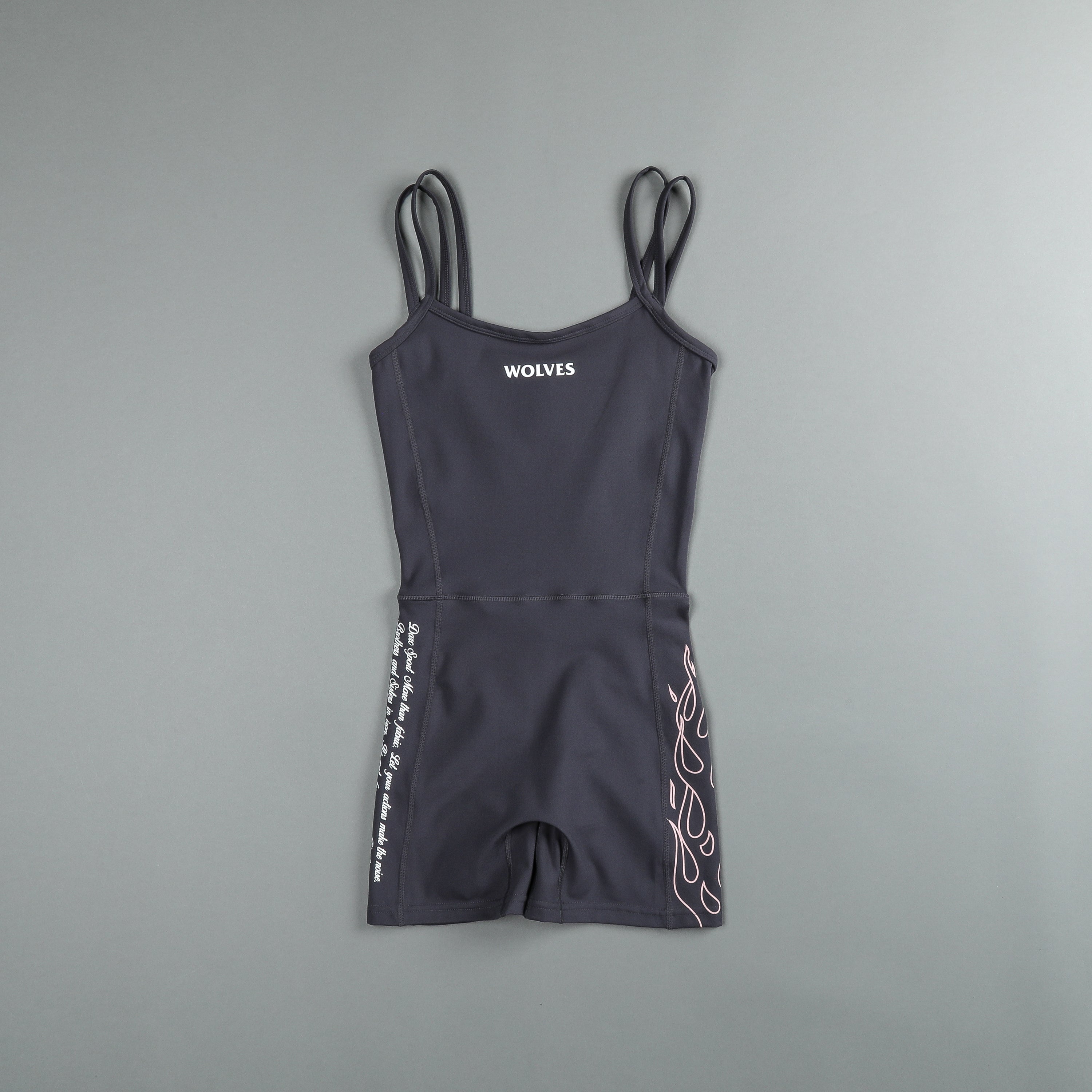 Flames Shay "Energy" Bodysuit in Midnight Blue