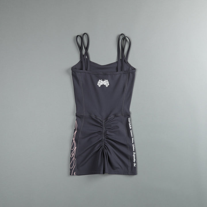 Flames Shay "Energy" Bodysuit in Midnight Blue