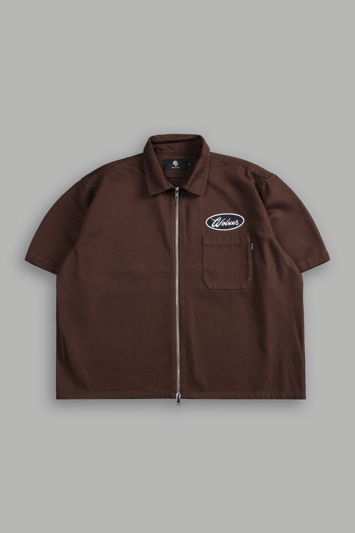 Our Lane Vince Shirt in Brown
