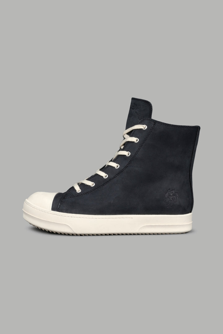 Venice High Top Shoe in Black/Cream