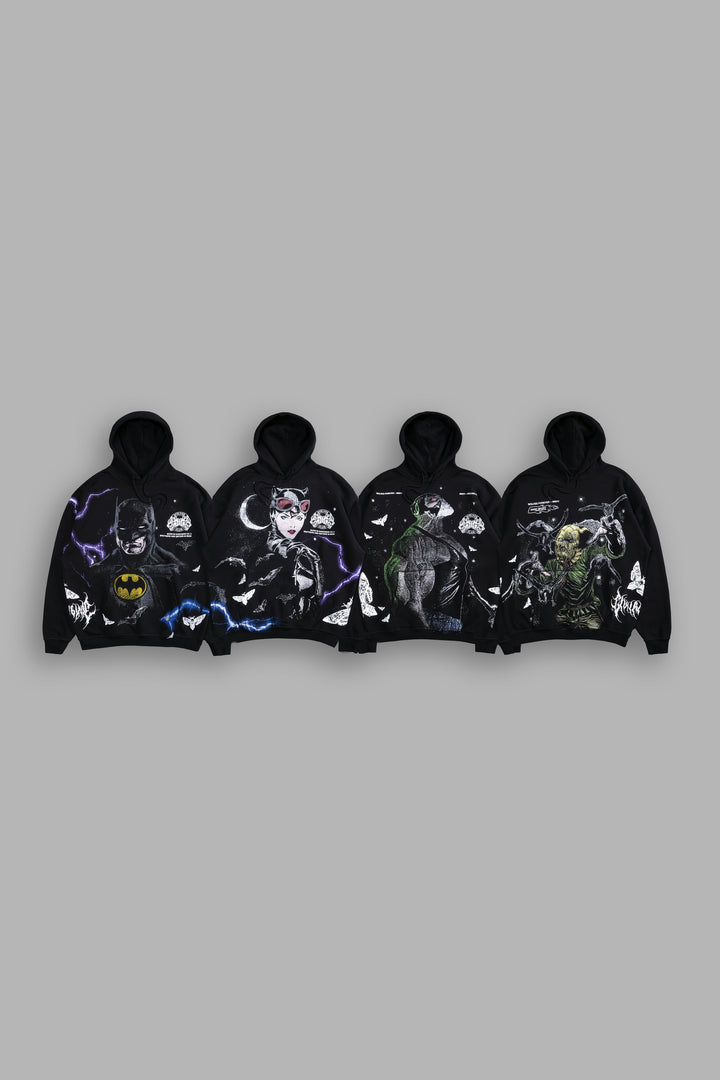 Batman "Side-By-Side" Bishop Hoodie Box Set in Black