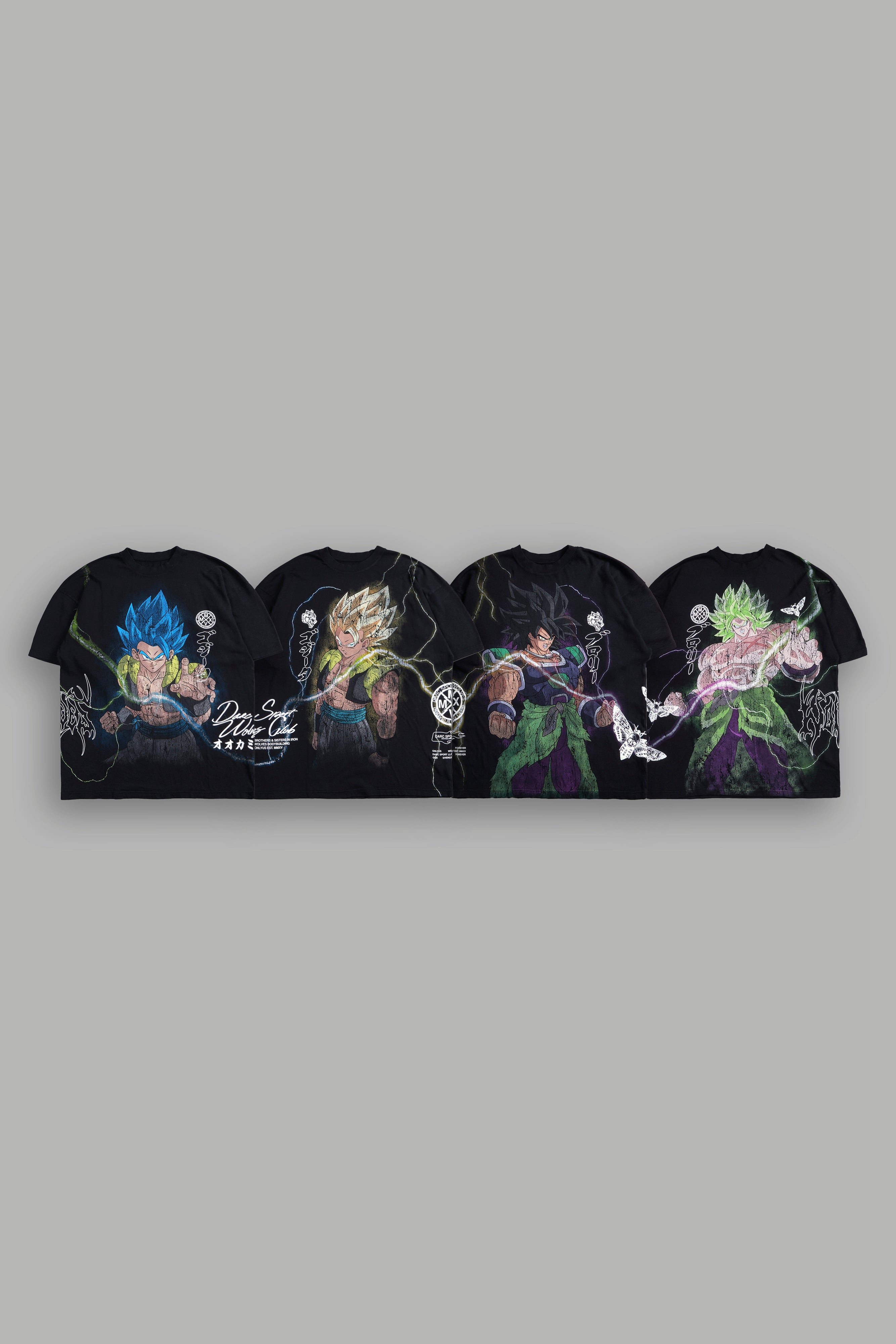 Broly VS Gogeta "Side By Side" Tee Box Set in Black