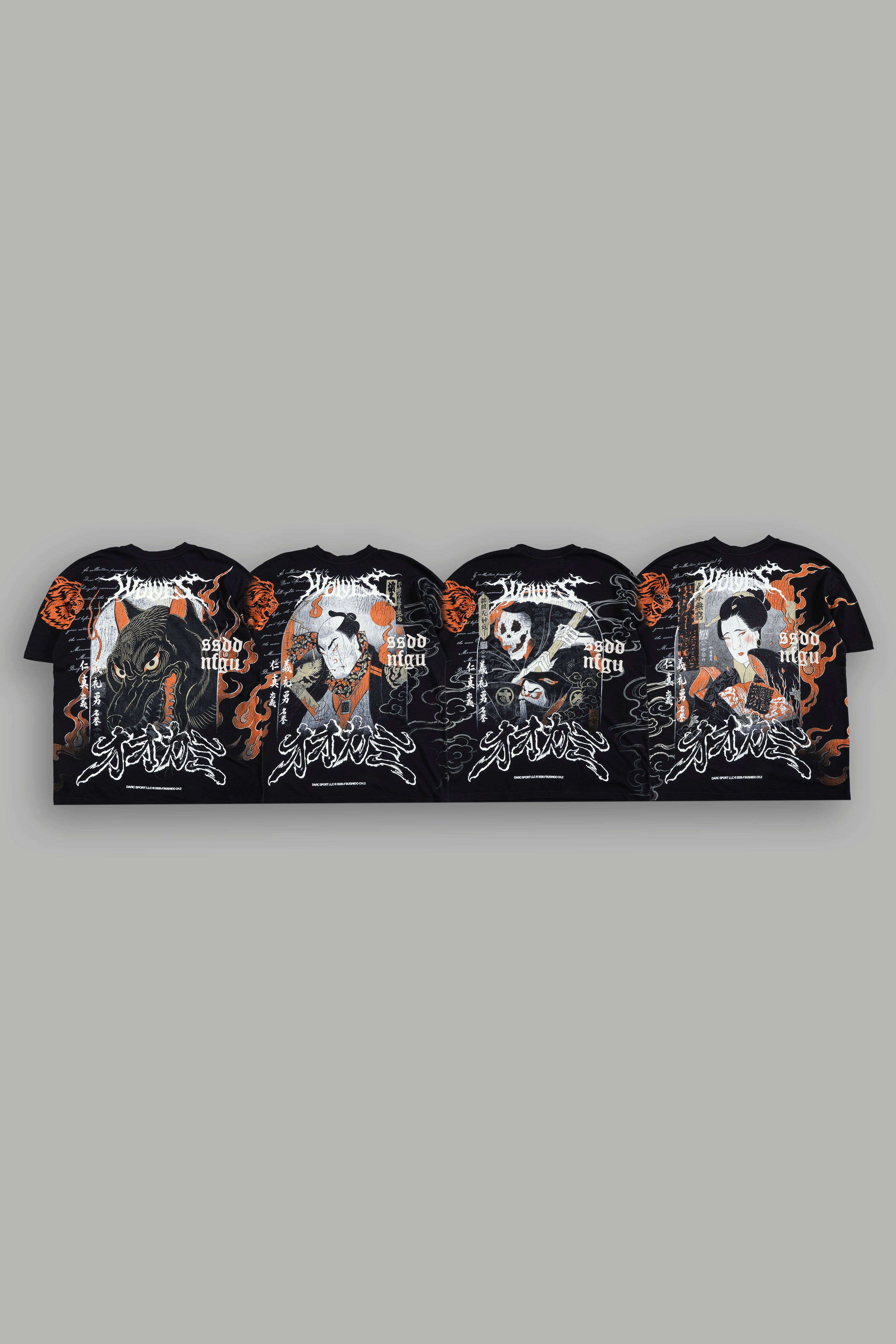 Bushido Ch.2 "Side-By-Side" Tee Box Set in Black