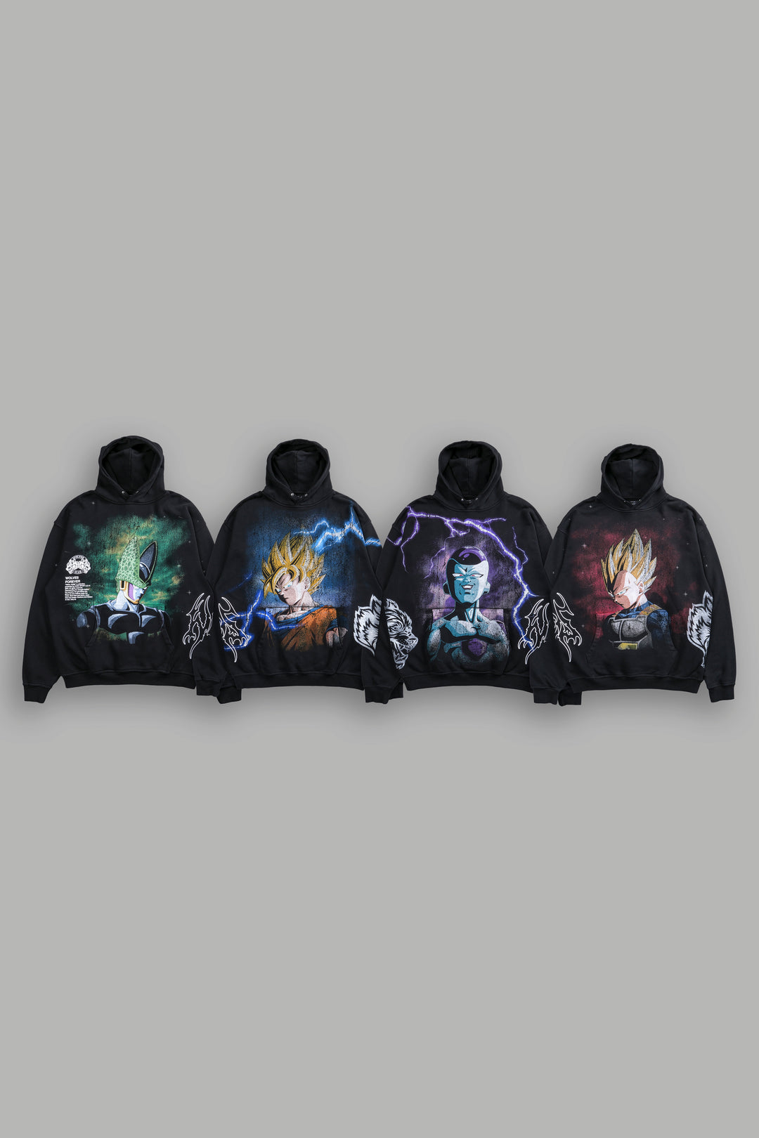 Dragon Ball Z Side-By-Side Hoodie Box Set in Black