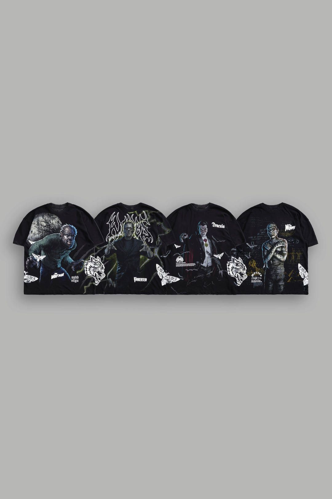 Universal Monsters "Side-By-Side" Tee Box Set in Black