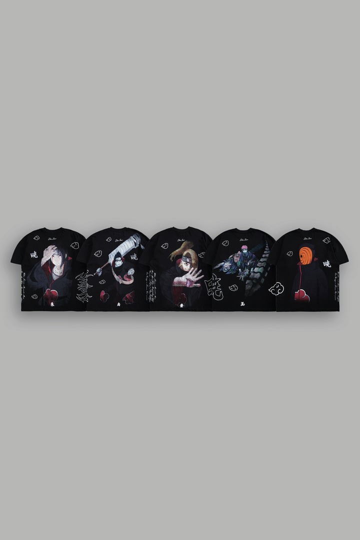 Akatsuki 1 "Side By Side" Tee Box Set in Black