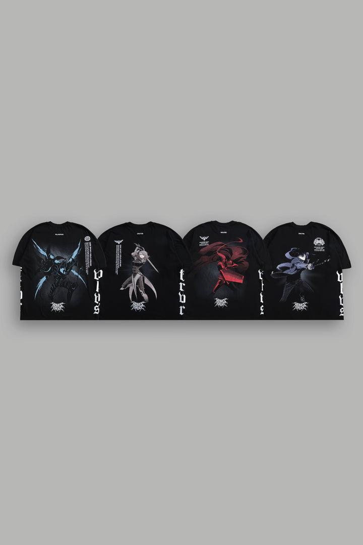 Solo Leveling "Side-By-Side" Tee Box Set in Black