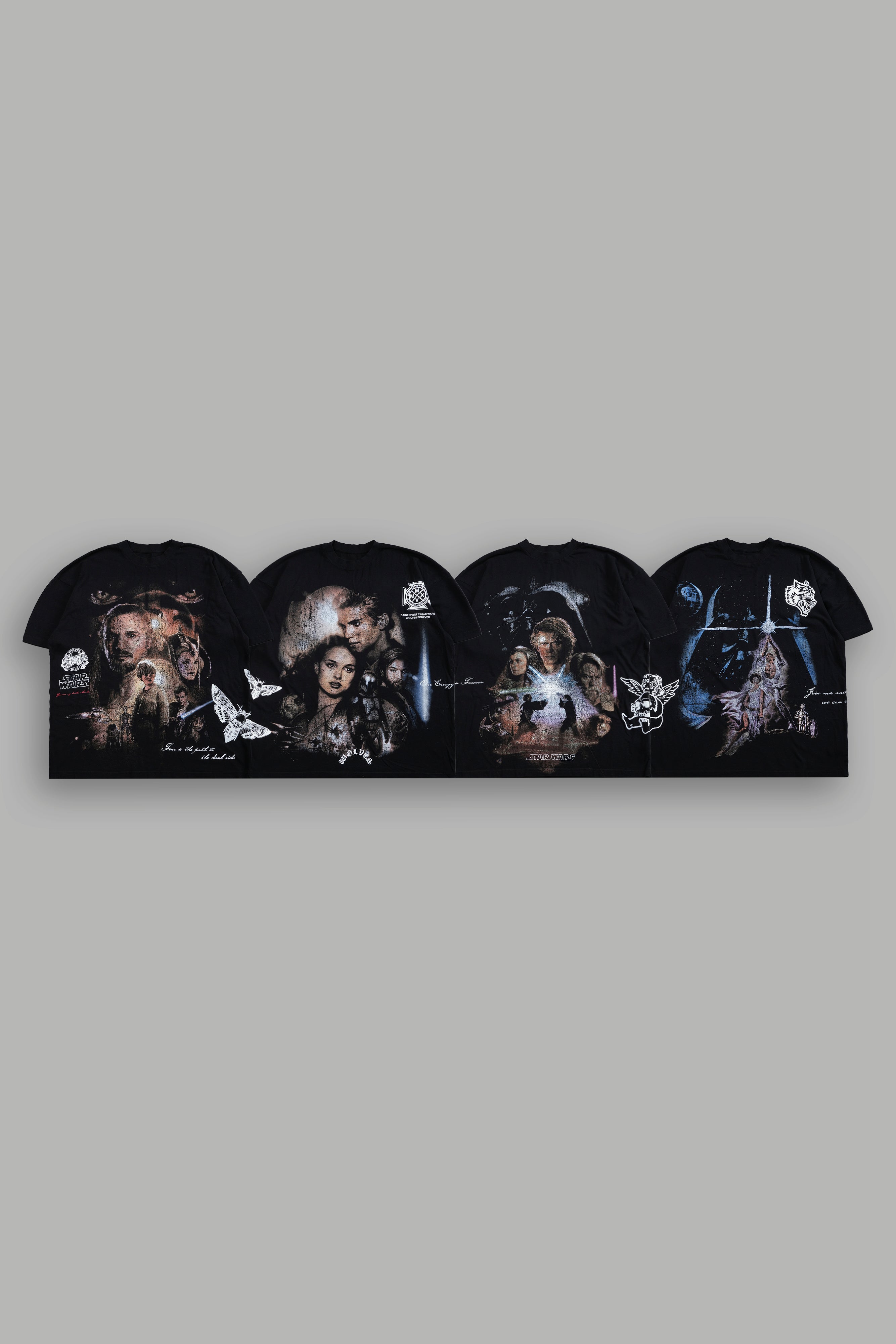 Star Wars Series "Side-By-Side" Tee Box Set in Black