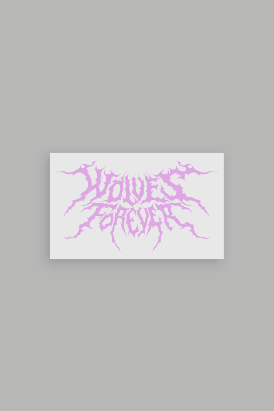 Wolves Hesh Large Sticker in Purple
