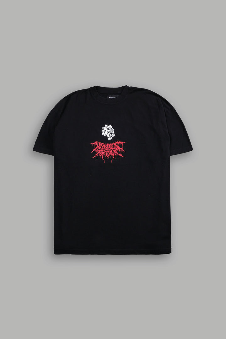 Shattered "Premium" Oversized Tee in Black