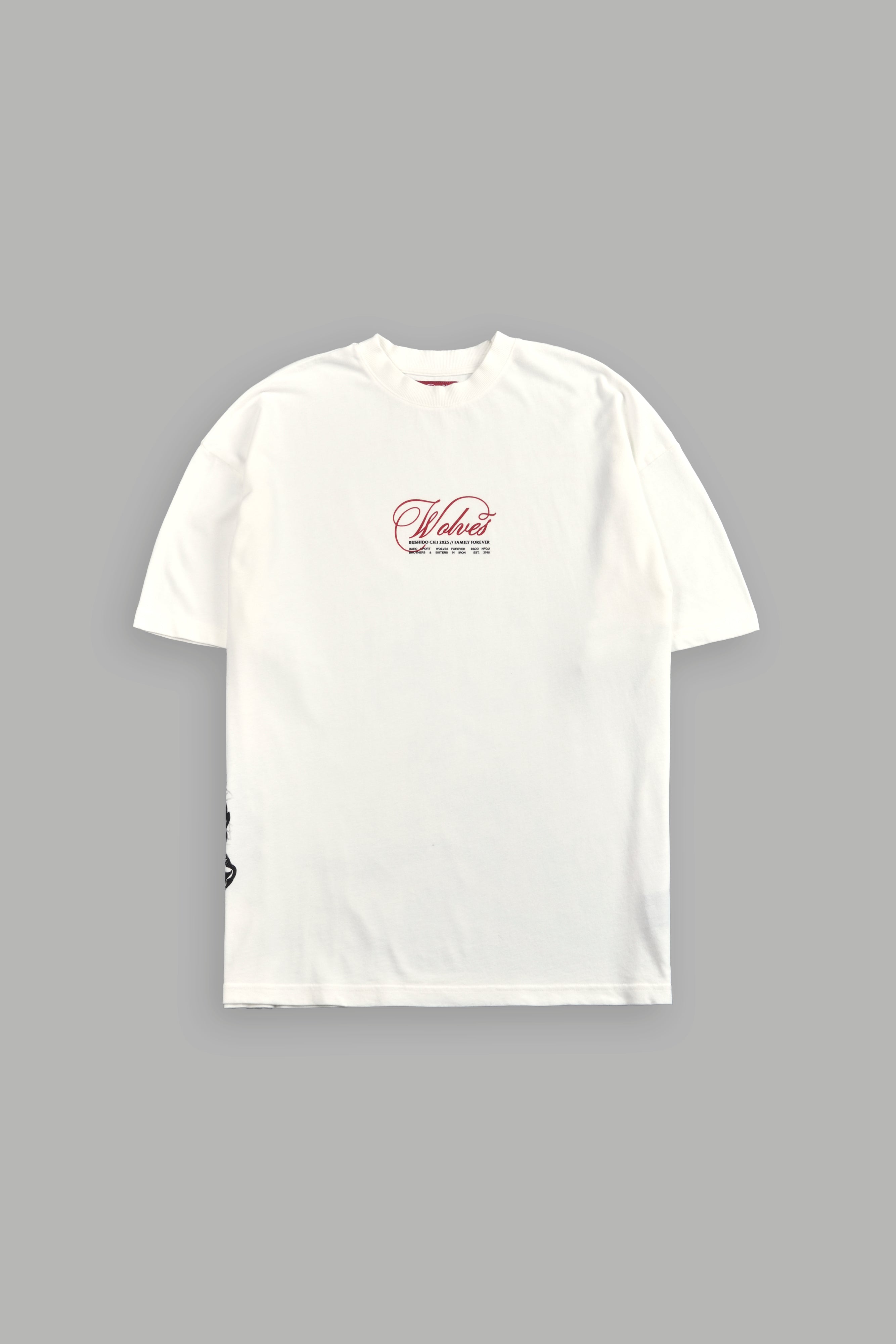 (1 Of 500) Death Bloom "Premium" Oversized Tee in Cream