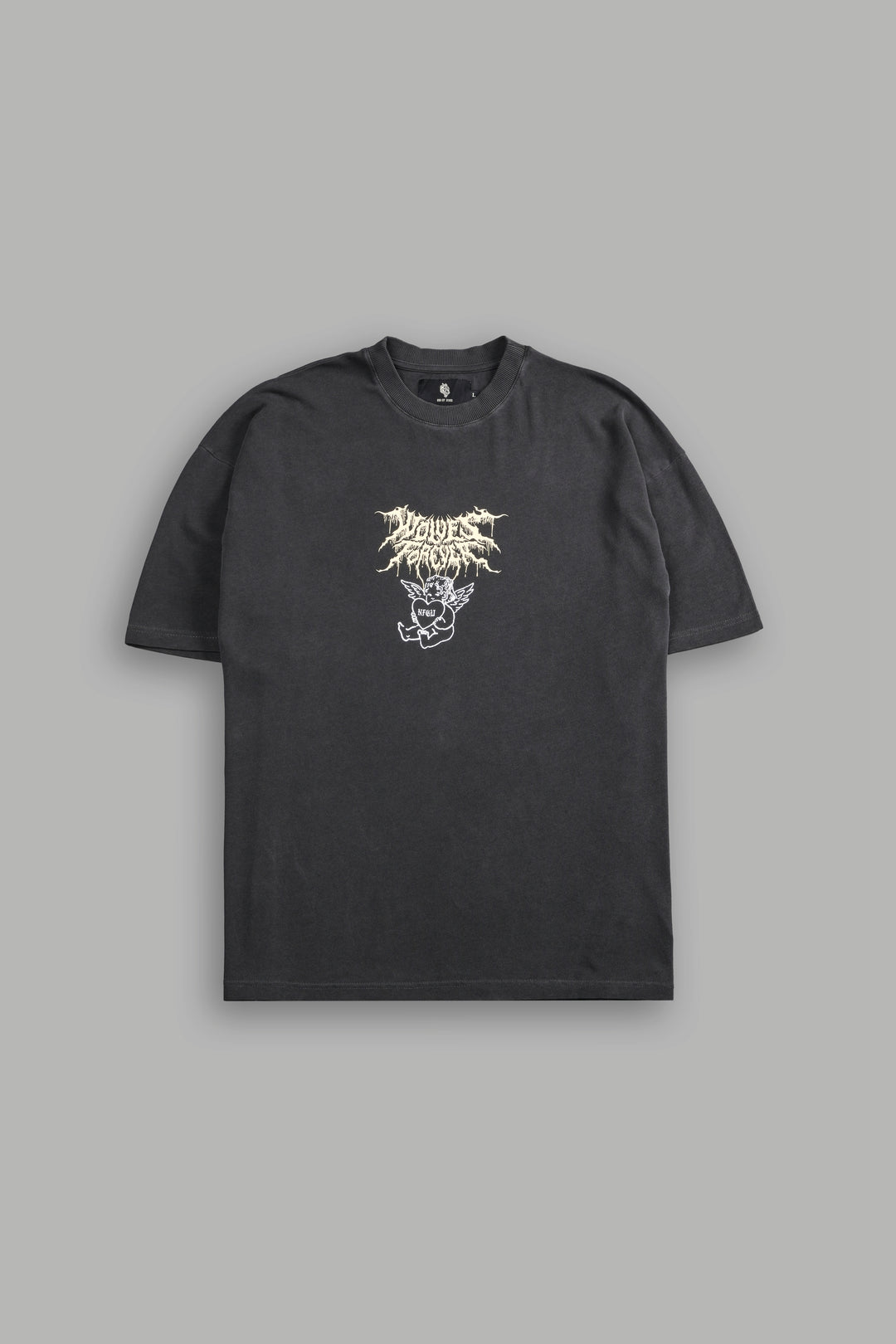 Cherub Core "Premium" Oversized Tee in Wolf Gray