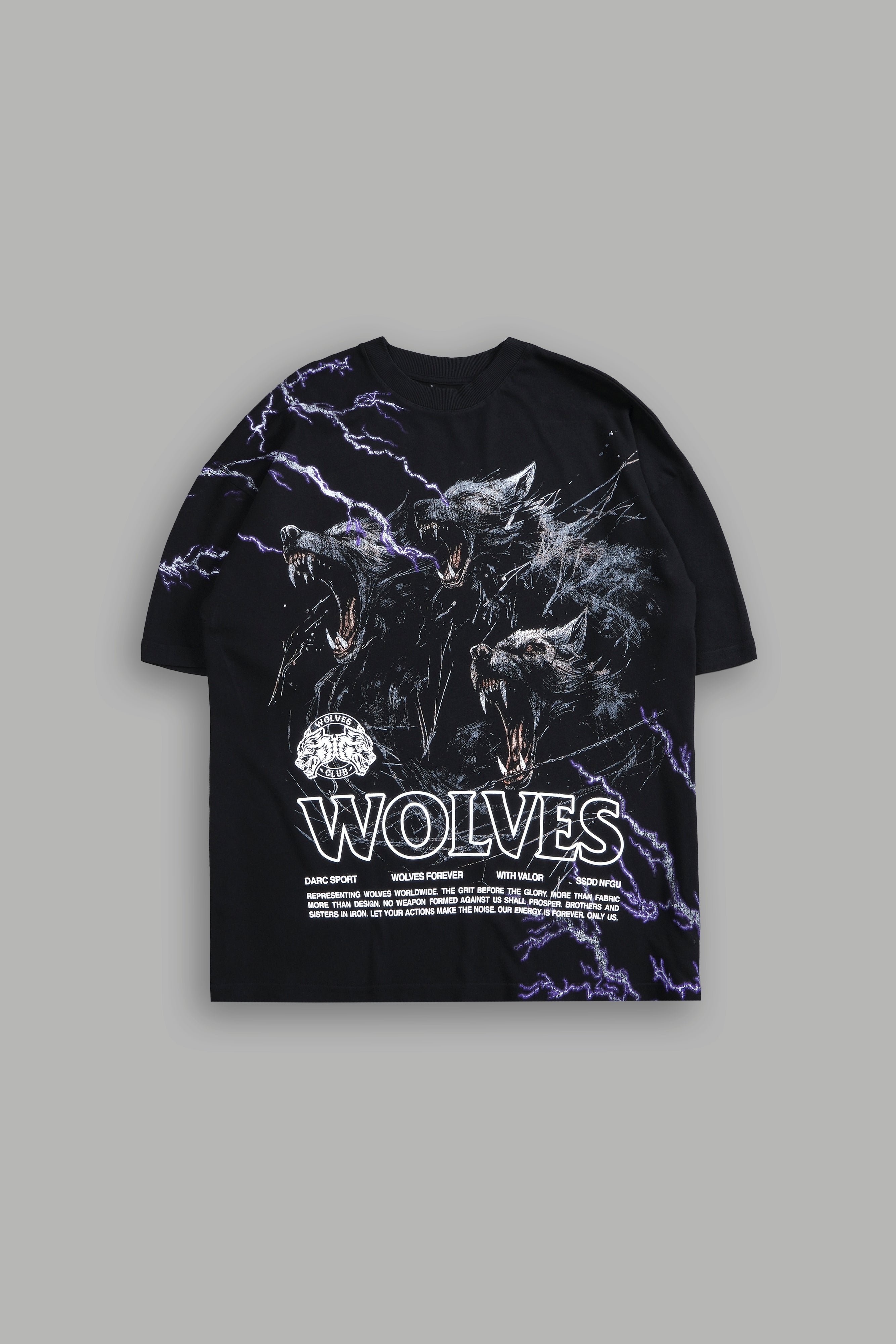 Cerberus V2 "Premium" Oversized Tee in Black