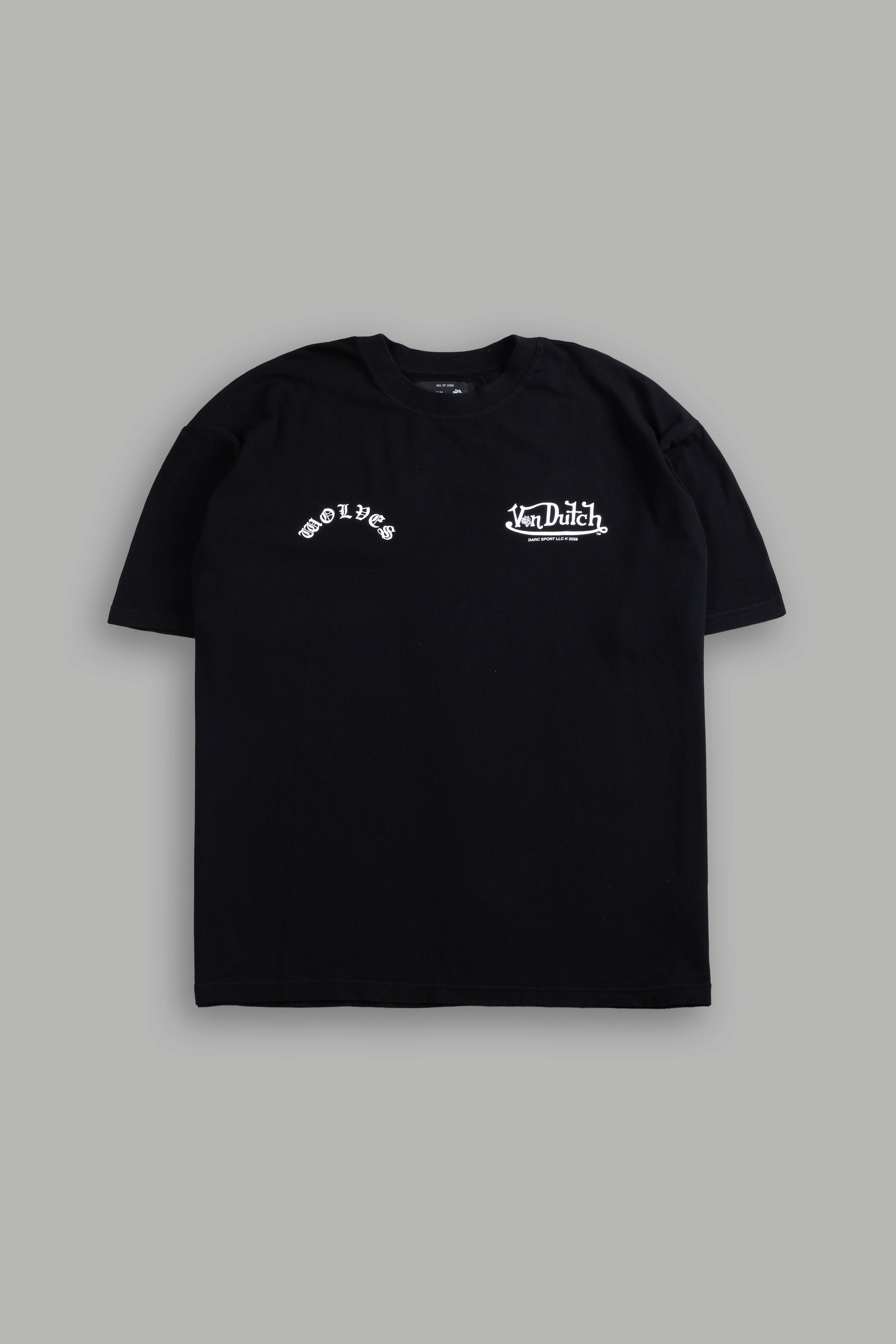 Von Darc Premium Oversized Tee in Black
