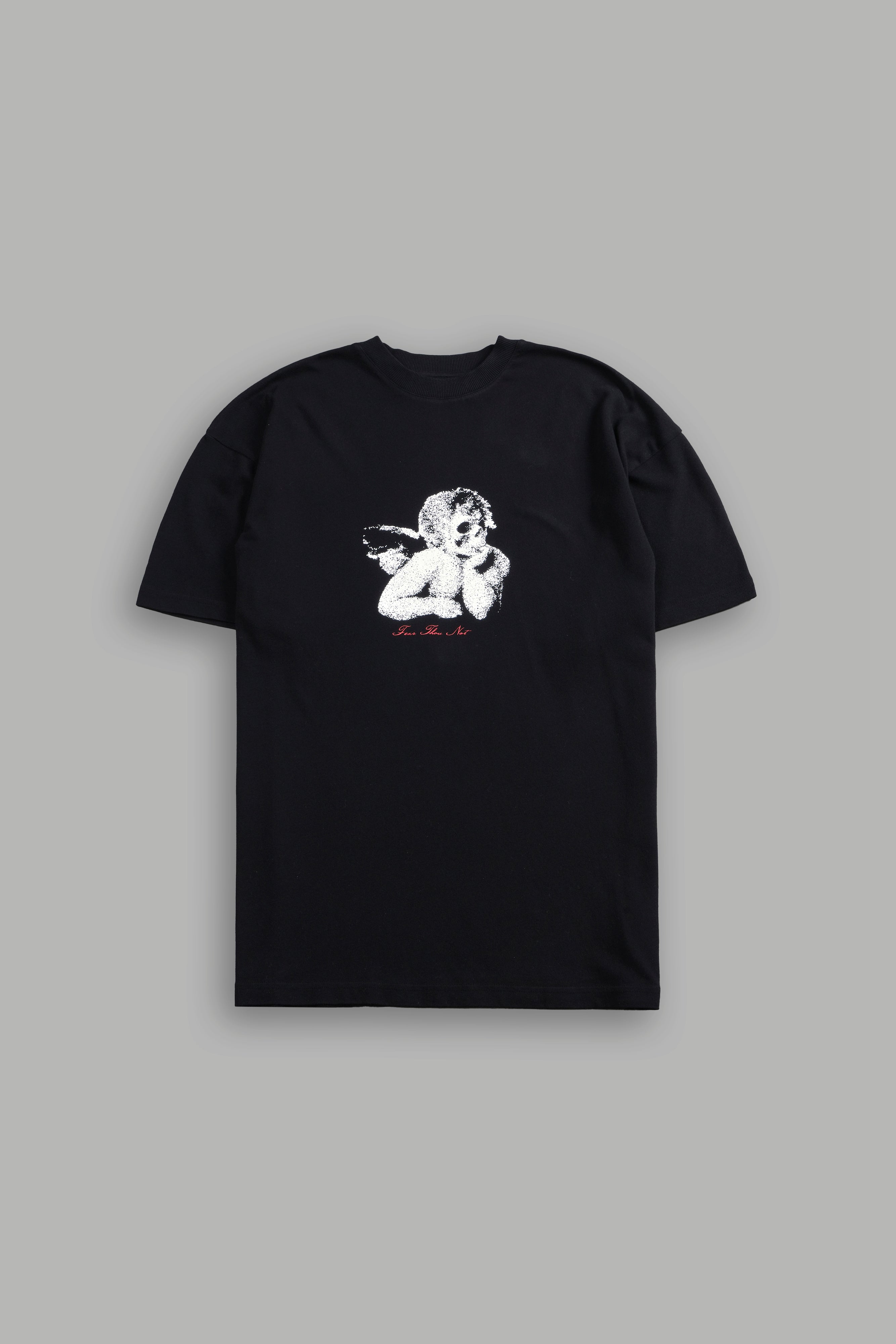 Fallen Halo Oversized "Premium" Unisex Tee in Black