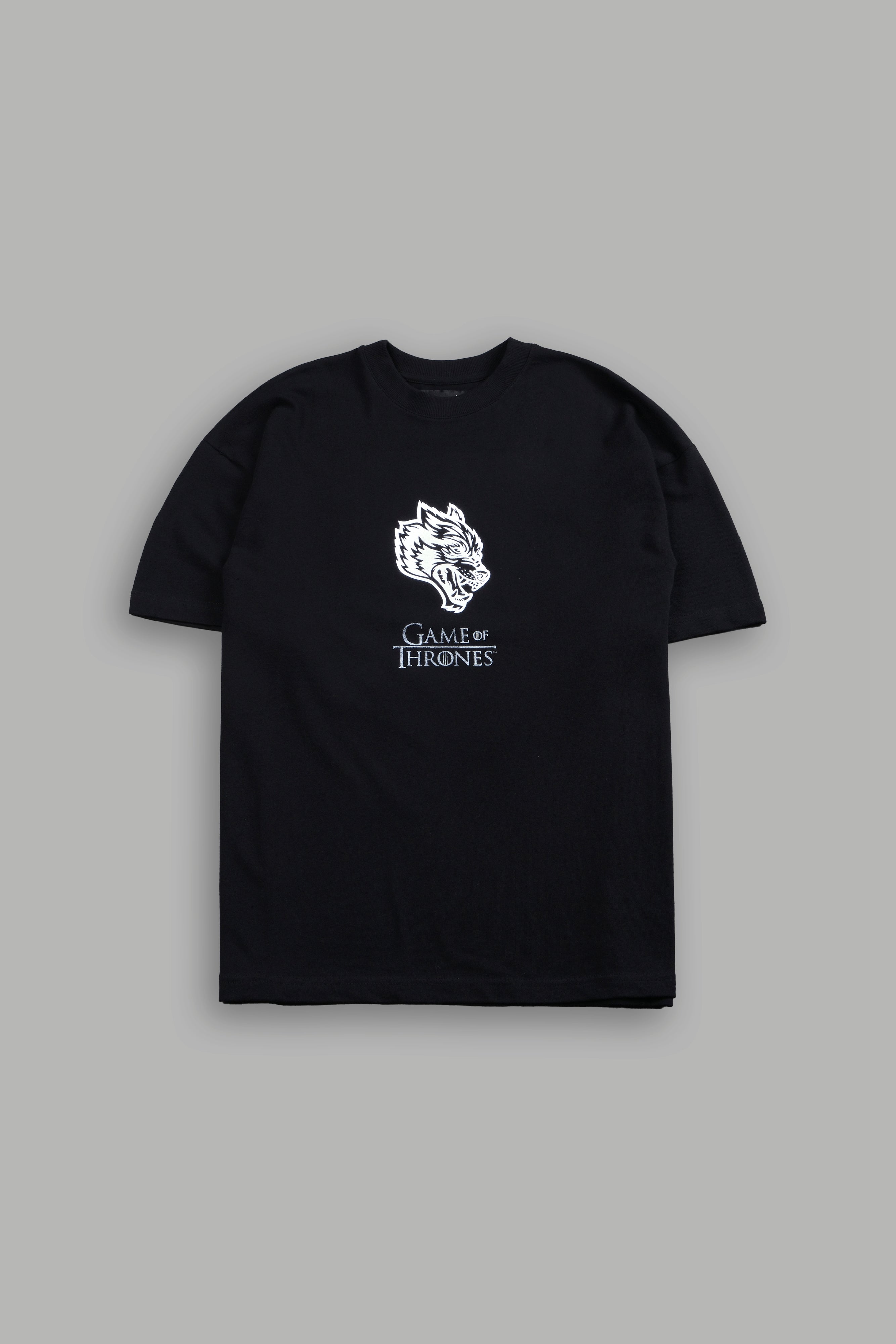 Iron Wolf Premium Oversized Tee in Black