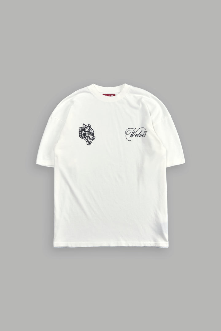 (1 OF 500) Have No Fear "Premium" Oversized Tee in Cream