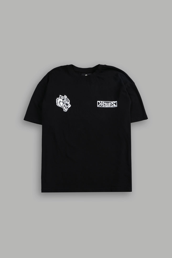 Window to Heaven "Premium" Oversized Tee in Black