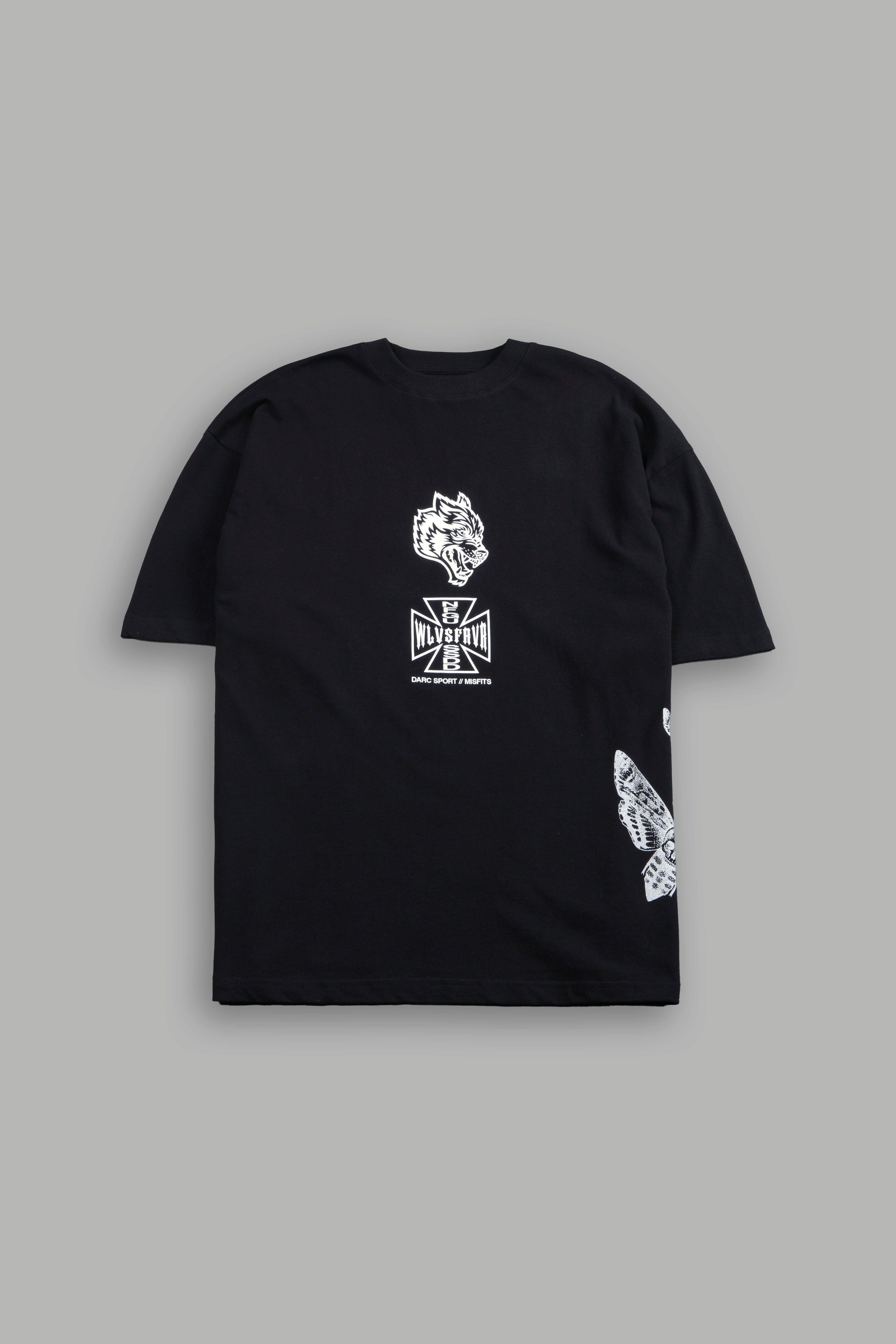 Bodybuilding Fiend Premium Oversized Tee in Black
