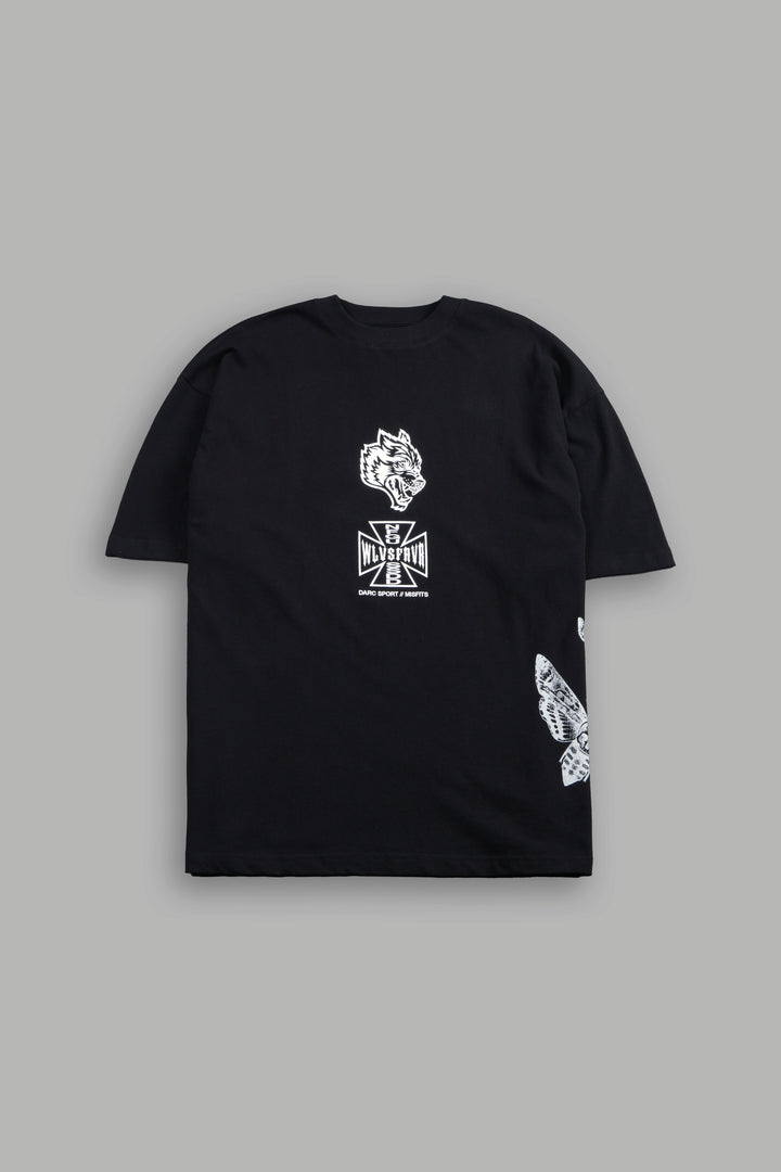 Bodybuilding Fiend Premium Oversized Tee in Black