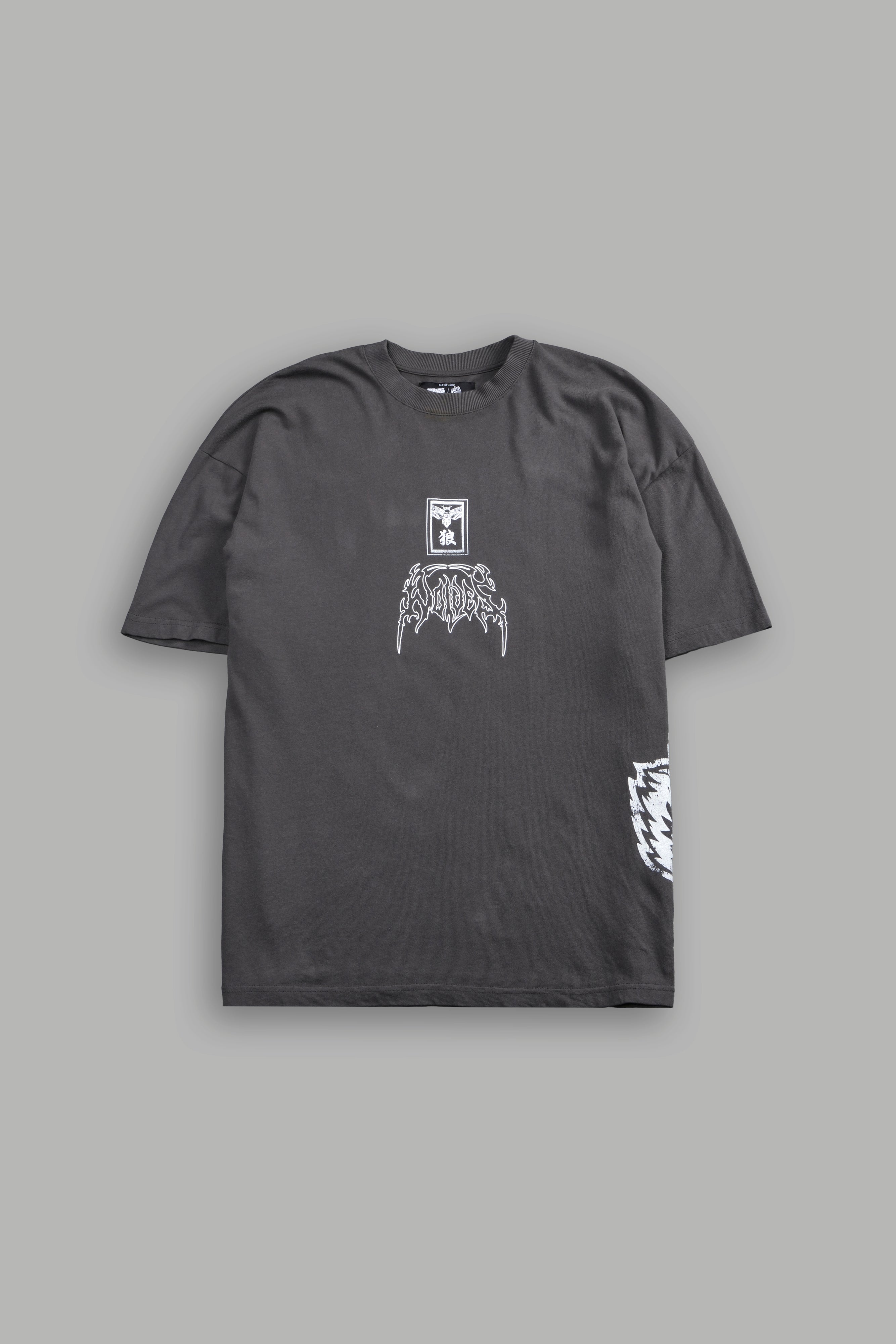 Rasengan Premium Oversized Tee in Wolf Gray