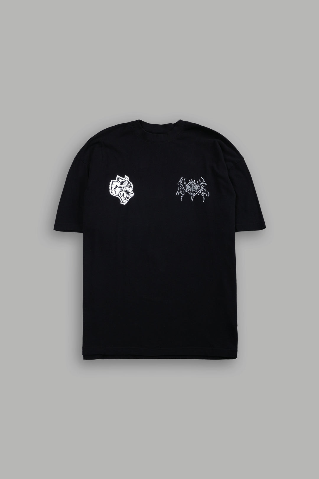 Beyond Premium Oversized Tee in Black