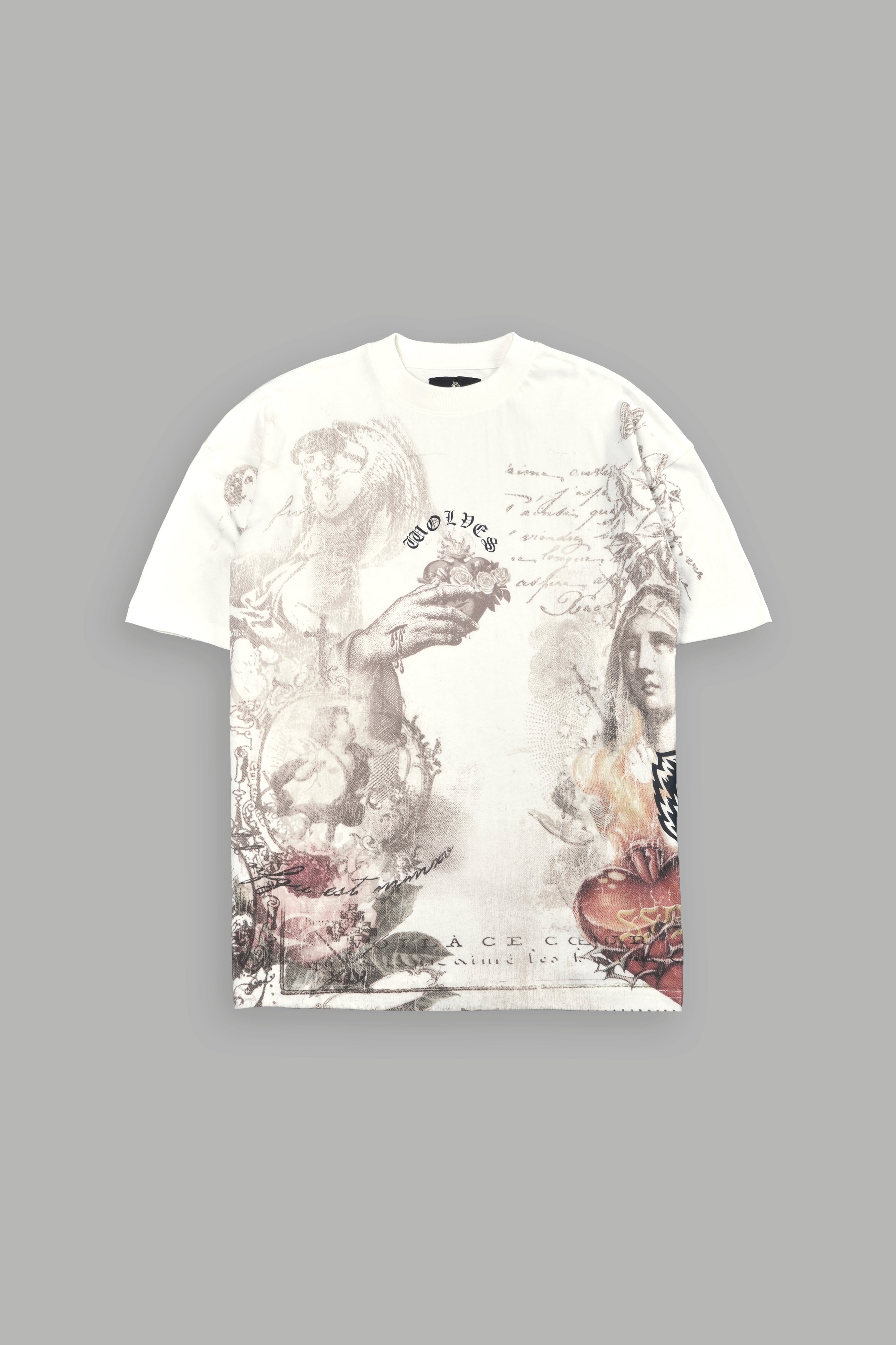 Heart of Thorns Premium Oversized Tee in Cream