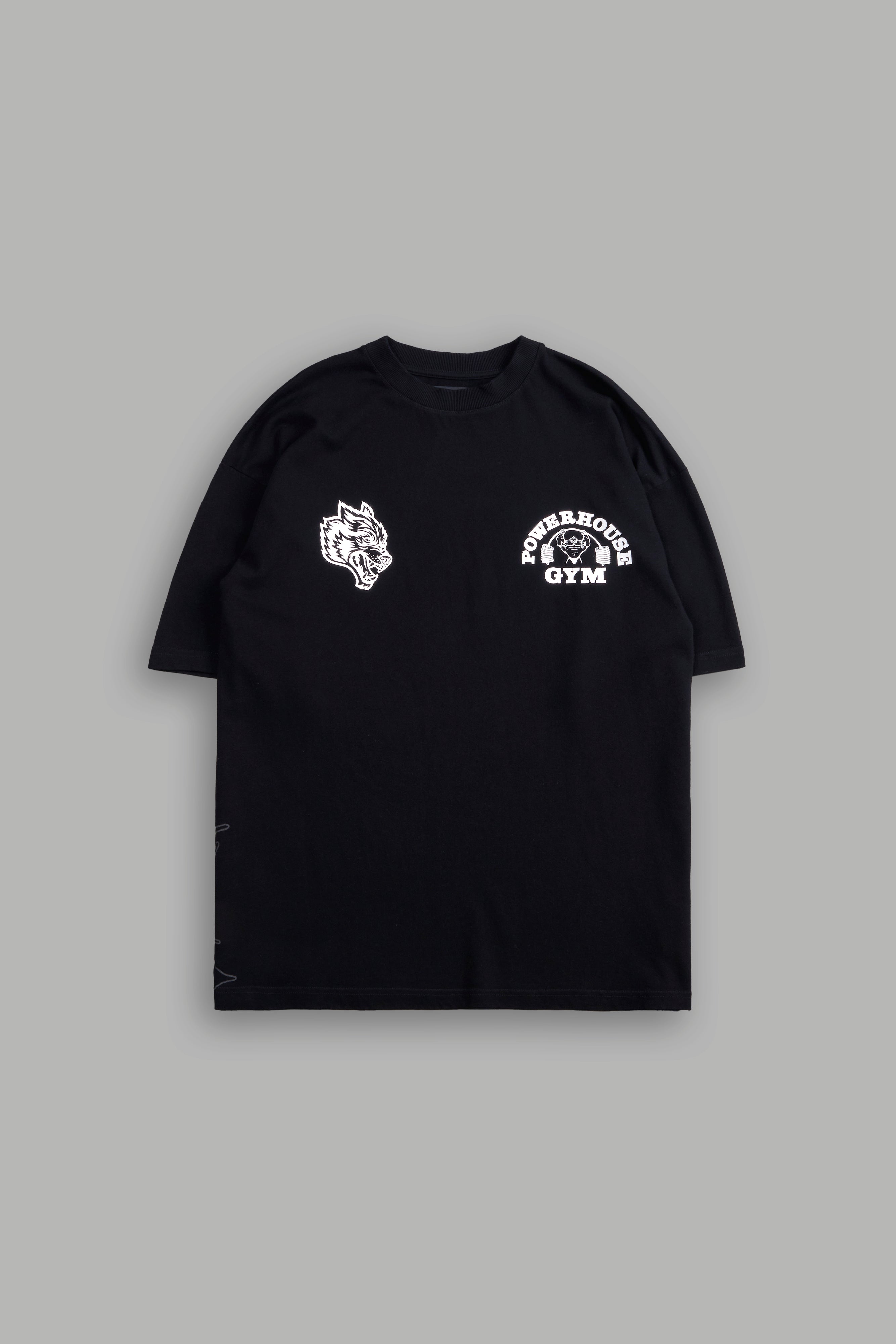 NFGU Powerhouse "Premium" Oversized Tee in Black