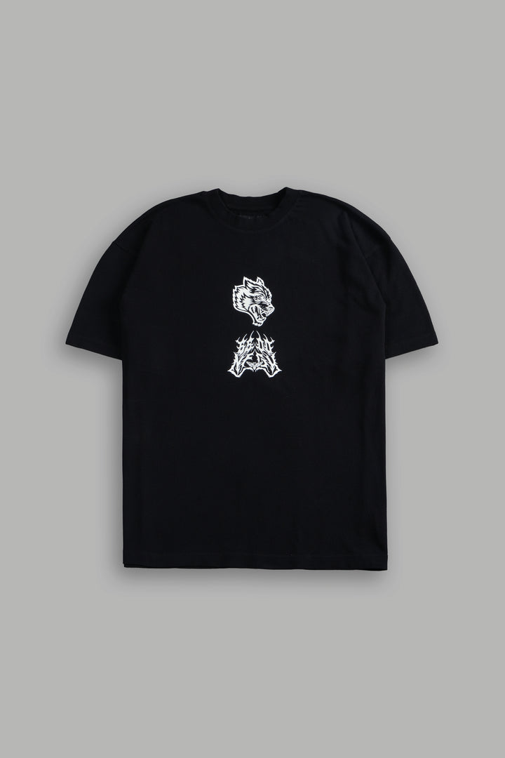 Shonen's Past "Premium" Oversized Tee in Black