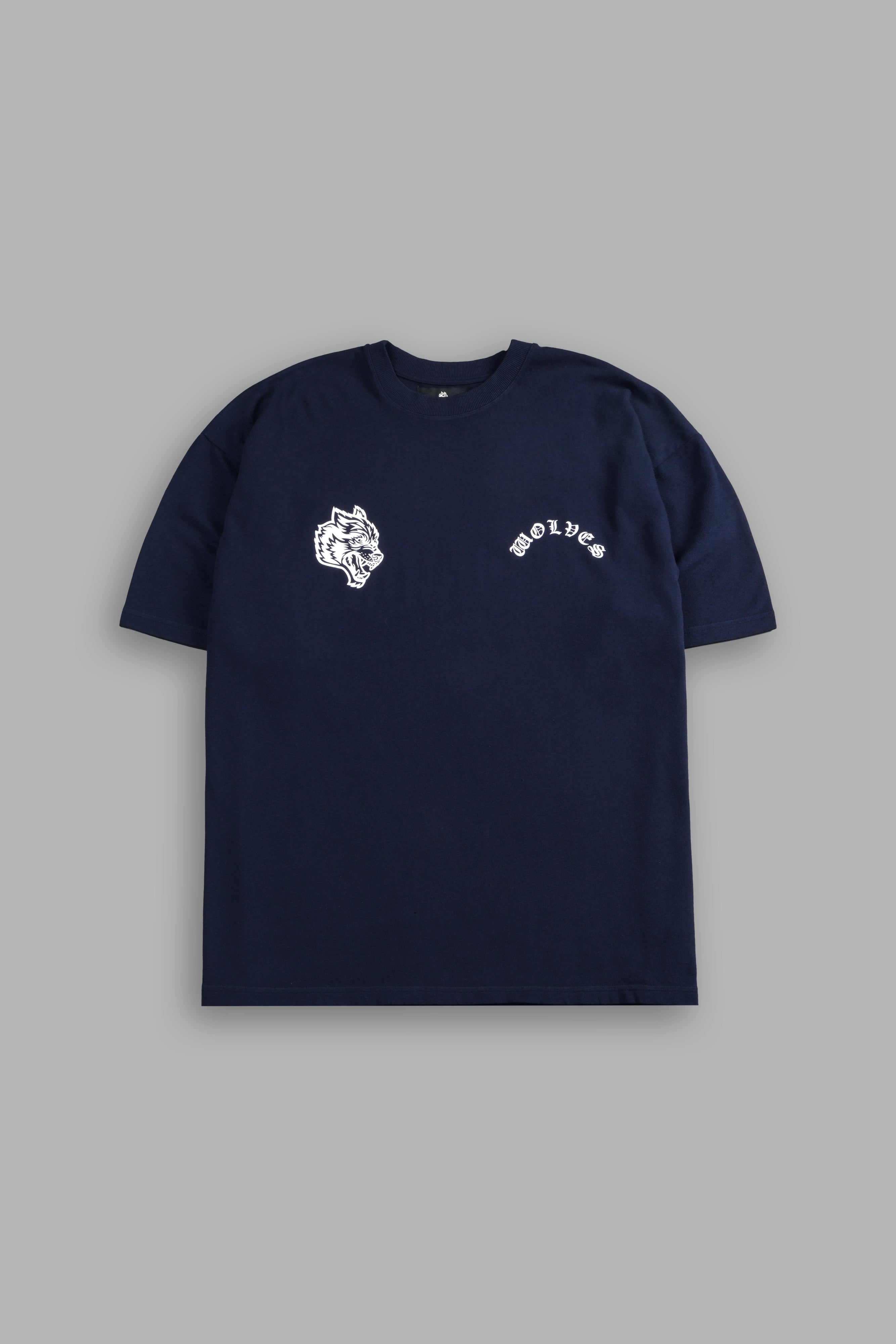 With Credence V2 "Premium" Oversized Tee in Navy
