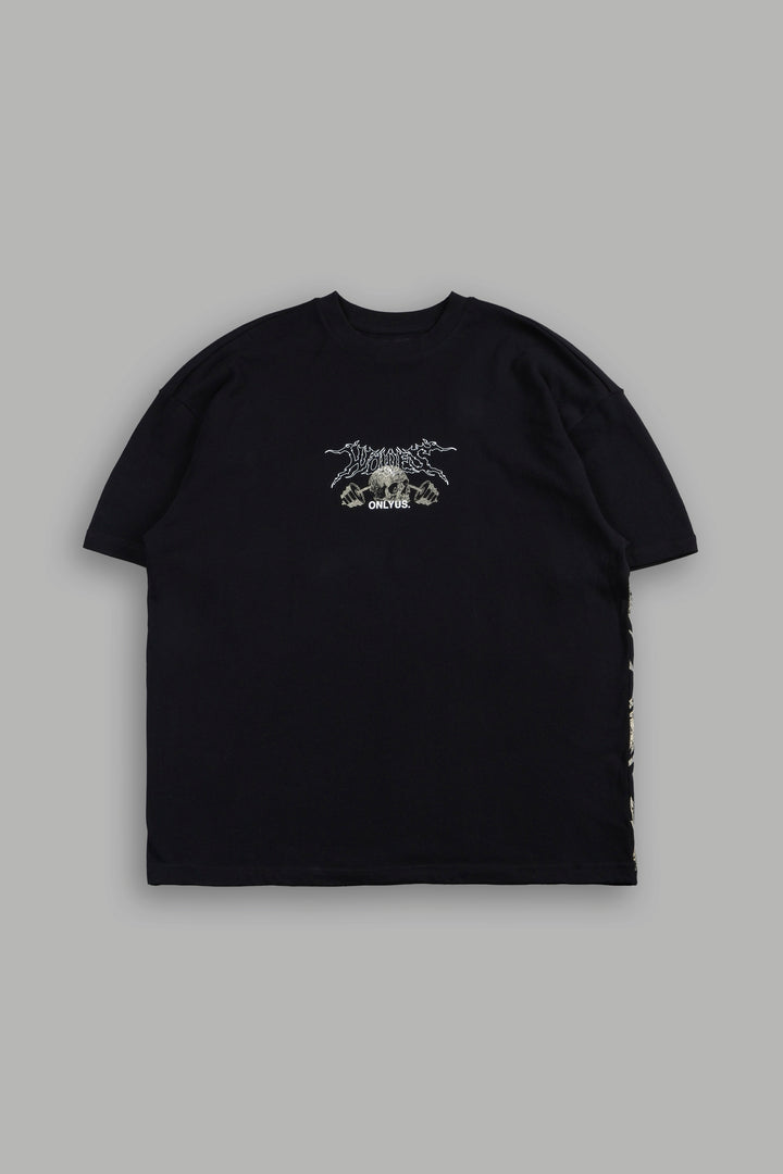 Wolves Bodybuilding Club Premium Tee In Black
