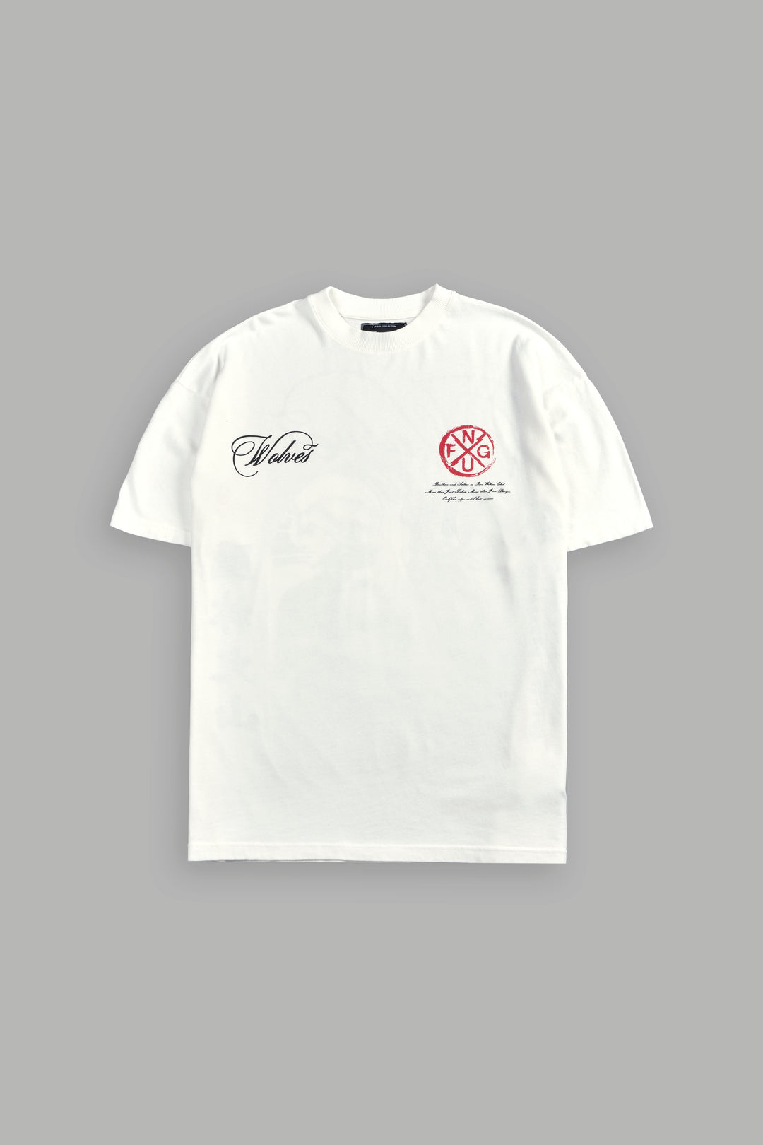 (1 OF 500) Final Strike "Premium" Oversized Tee in Cream