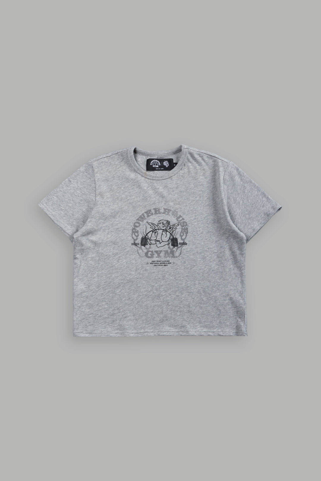 Powerhouse of the Cherub "Timeless" Tee in Light Athletic Gray
