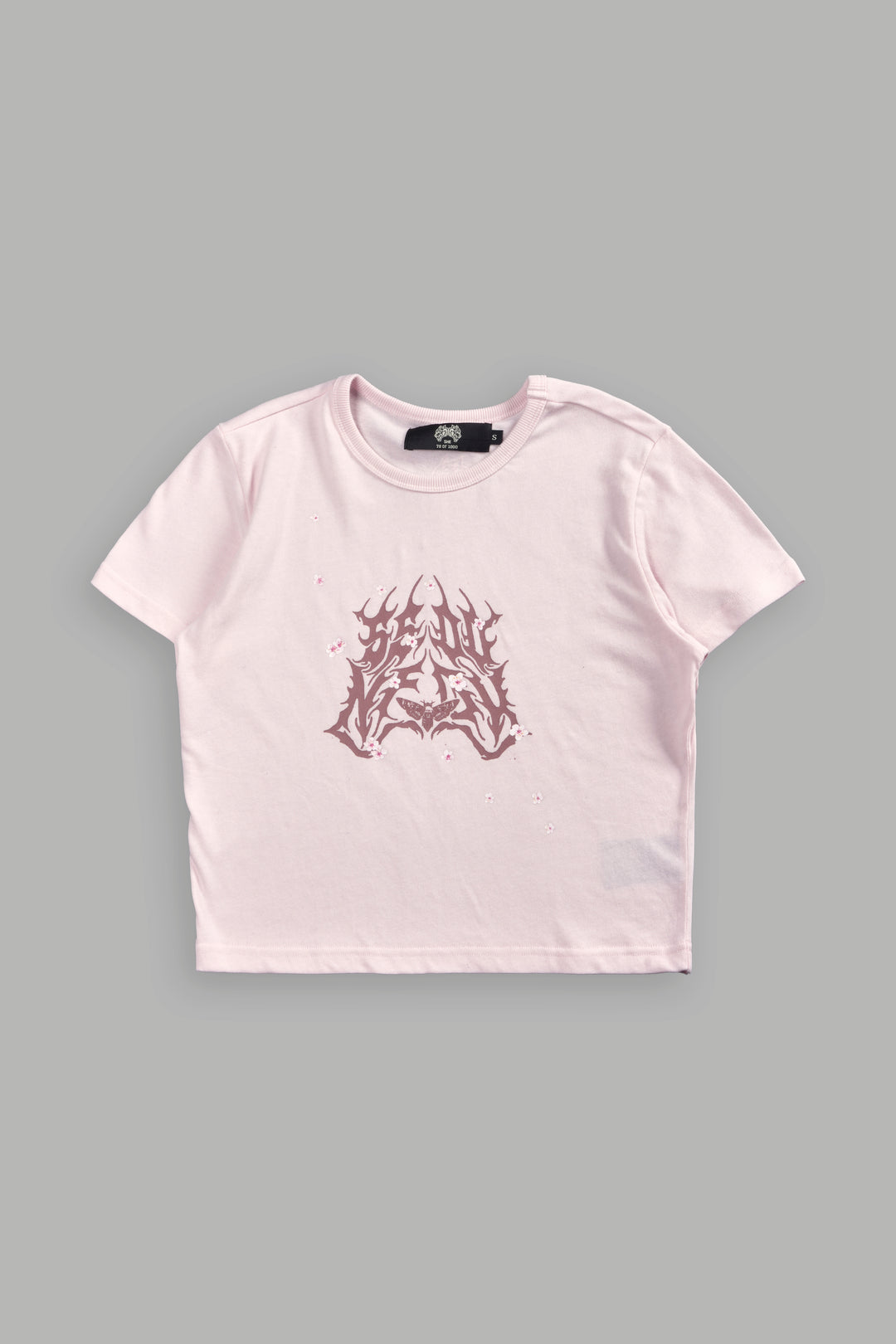 SSDDNFGU Metal "Timeless" Tee in Blush Pink