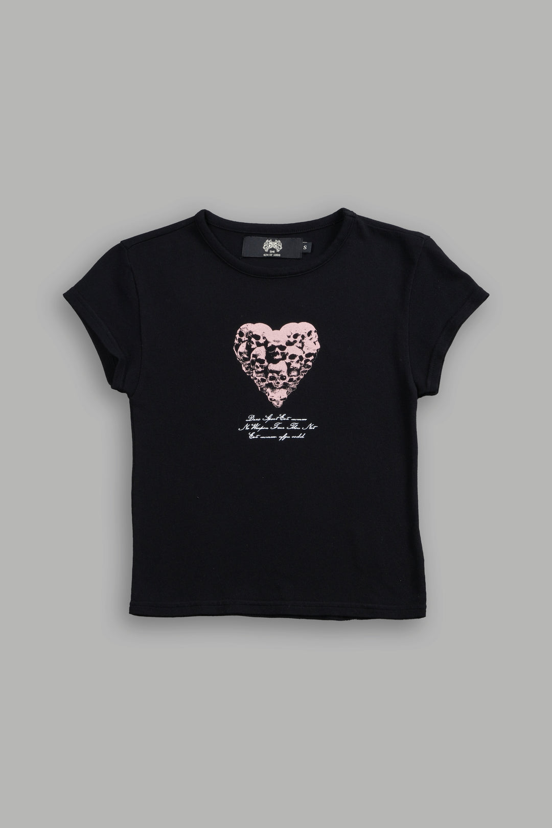 Memento Amore "Baby" Tee in Black