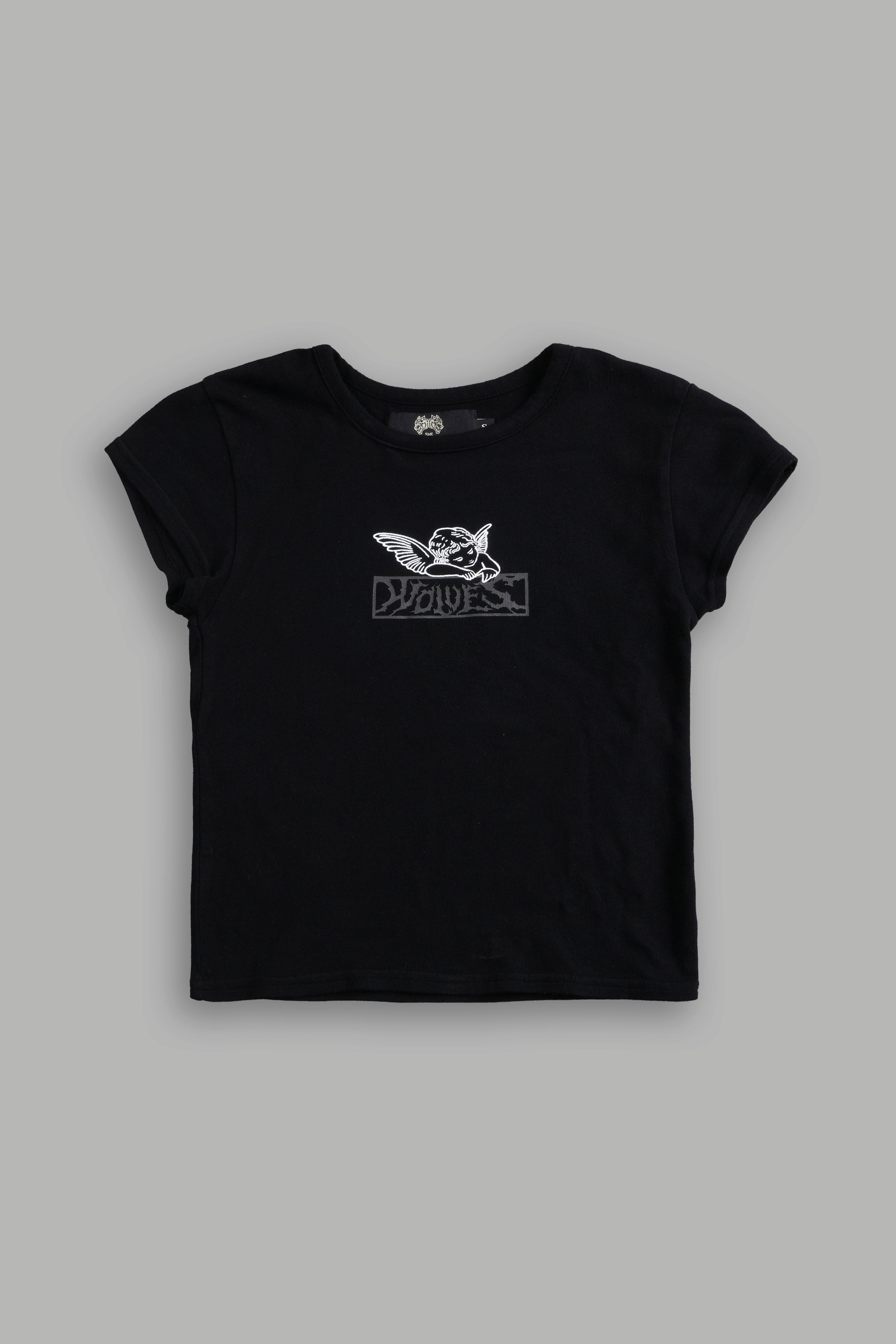 Traces of Heaven "Baby" Tee in Black