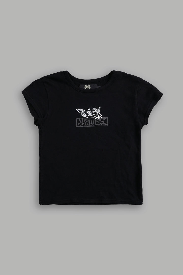 Traces of Heaven "Baby" Tee in Black