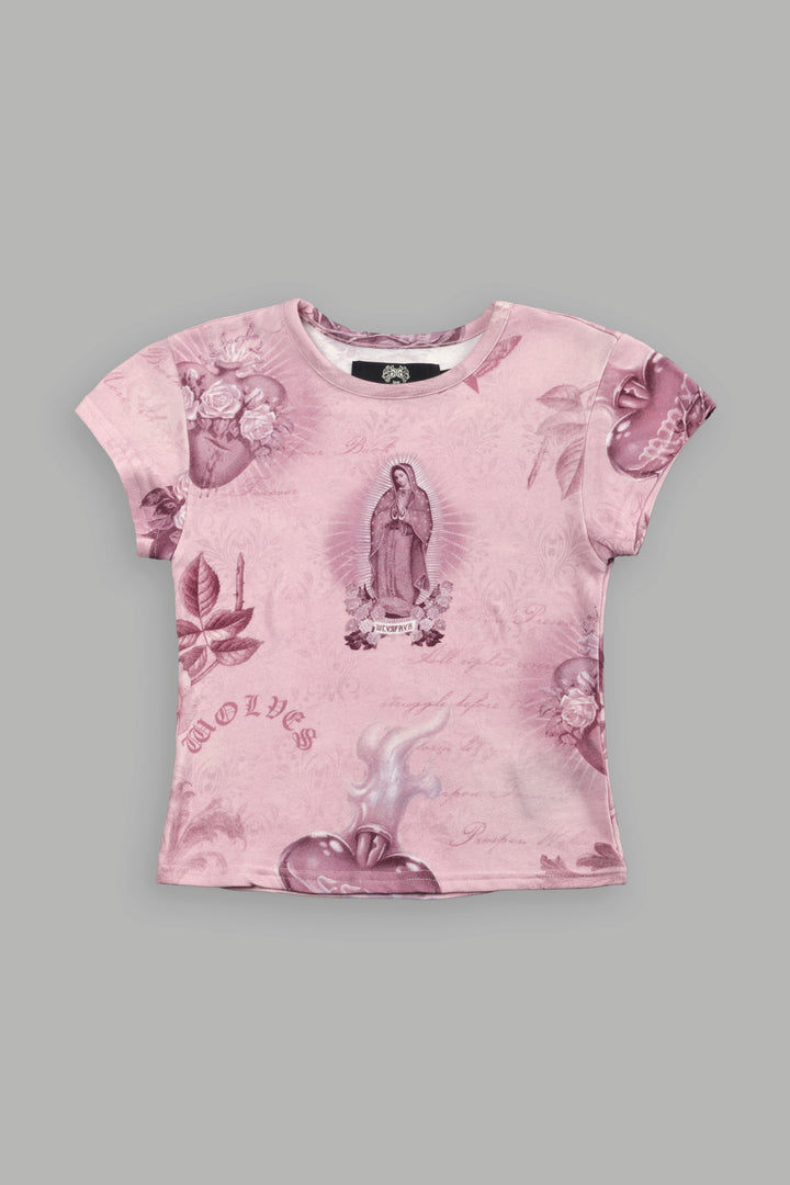 Sacred Path "Baby" Tee in Corazon de Oscuridad Tonal