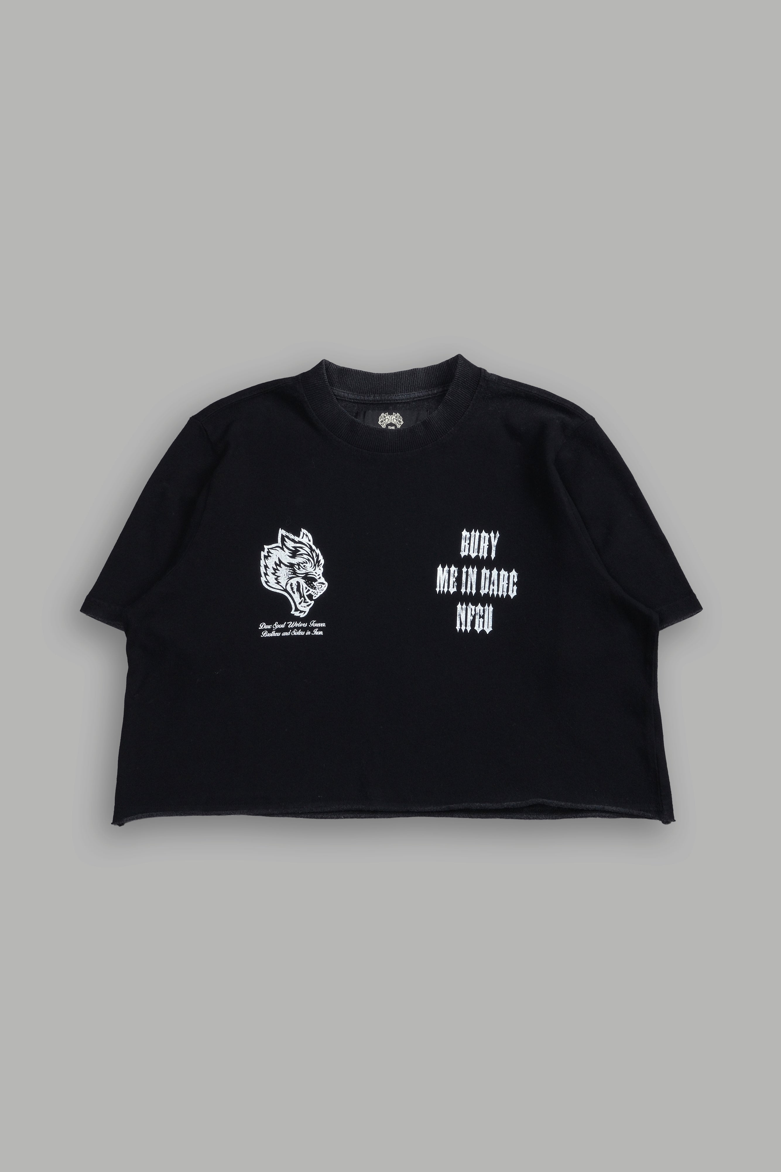 Bury Me In Darc NFGU "Premium" (Cropped) Tee in Black