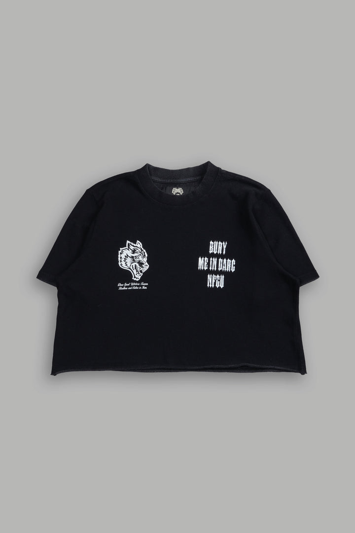 Bury Me In Darc NFGU "Premium" (Cropped) Tee in Black