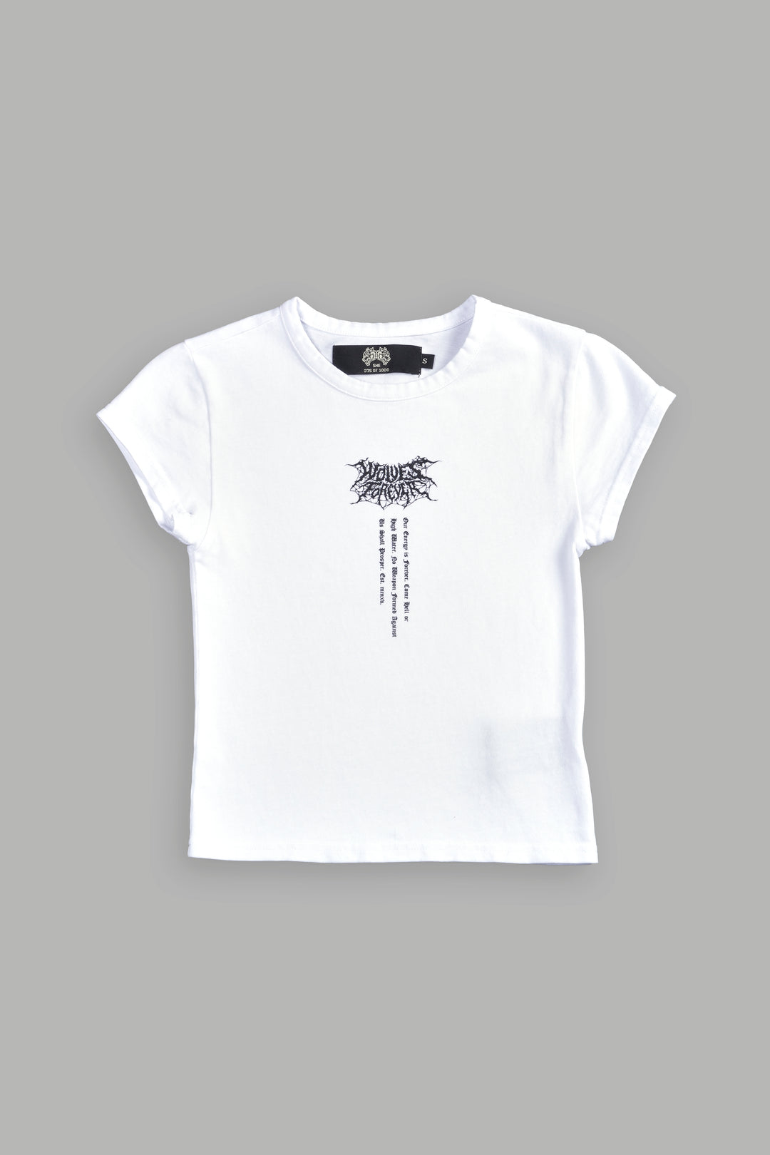 Darc Web "Baby" Tee in White