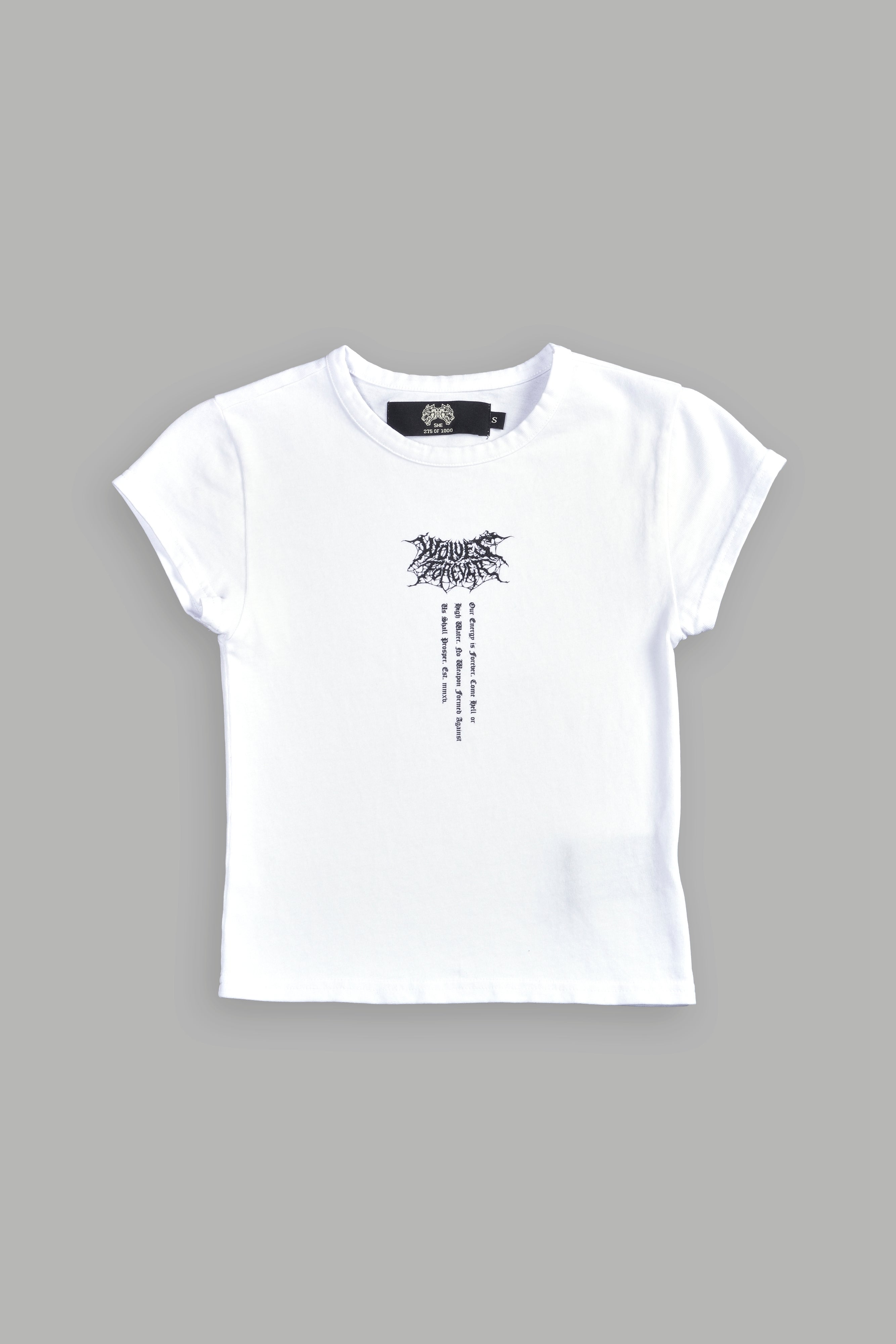 Darc Web "Baby" Tee in White