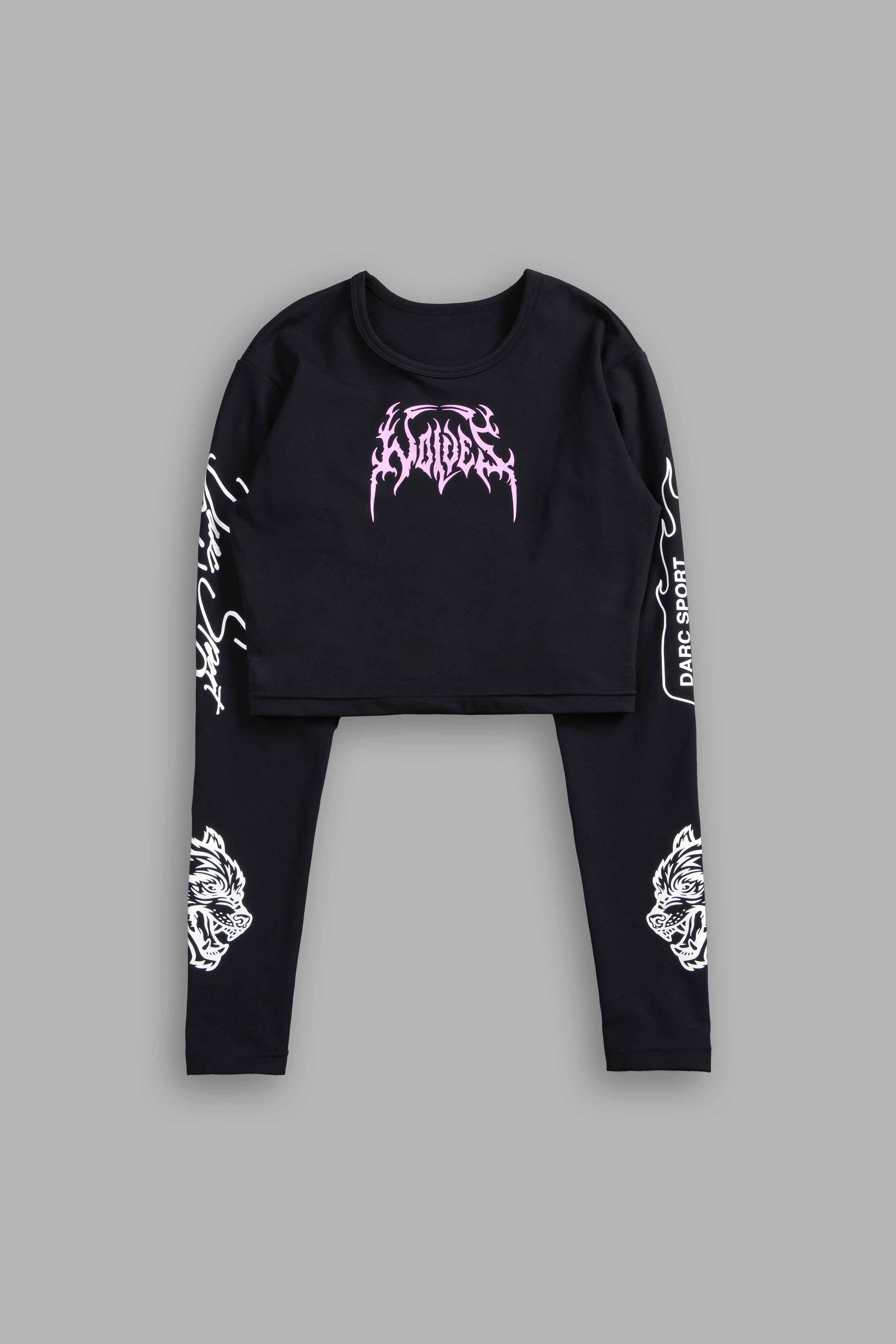 Wolves Hesh Forever L/S "Energy" Top in Black