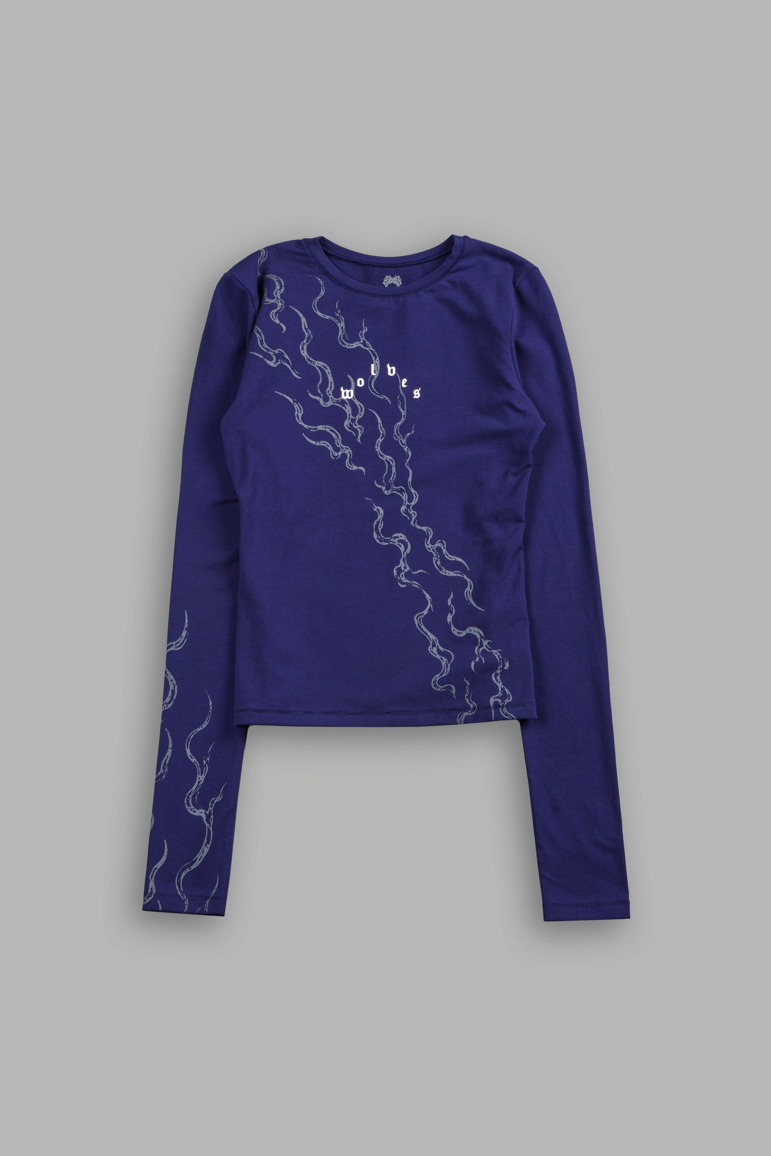 Infernal Pyramid Eden Ls Tee in Royal Navy