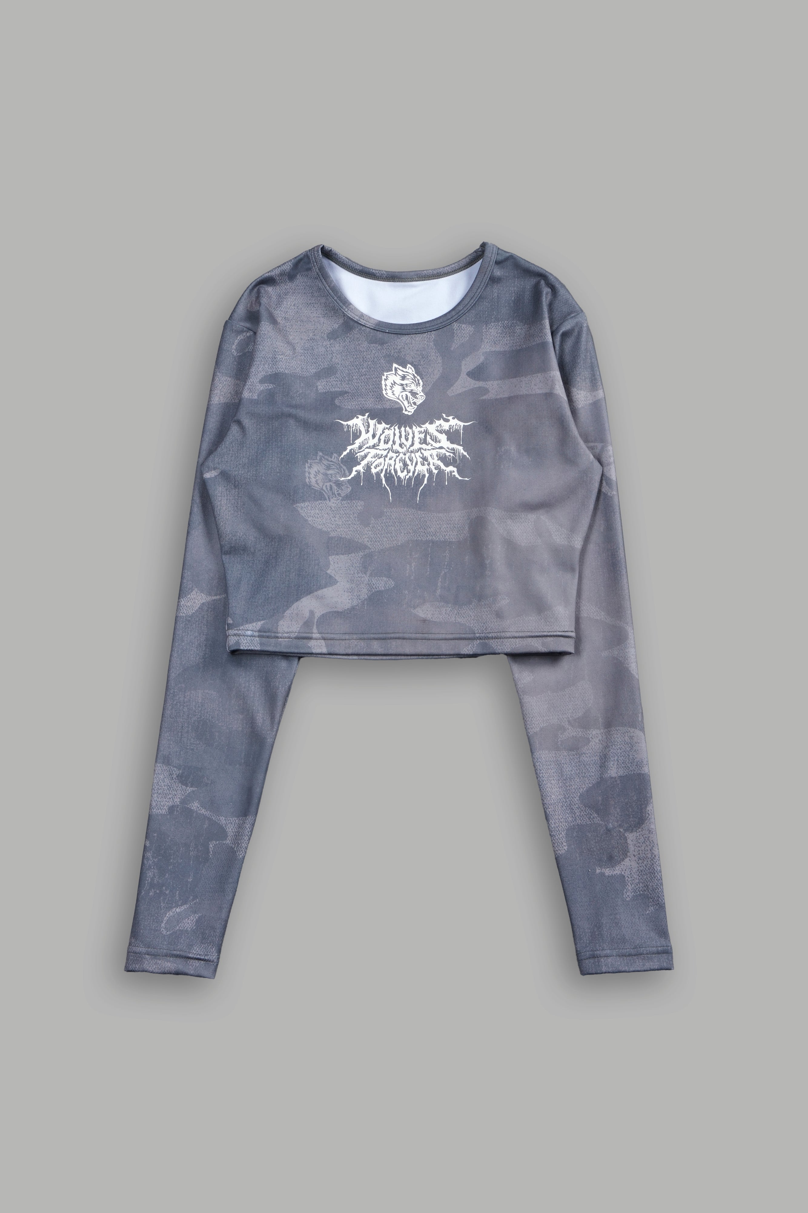 Drip Hesh L/S "Energy" Top in Lush Vintage Woodland Camo