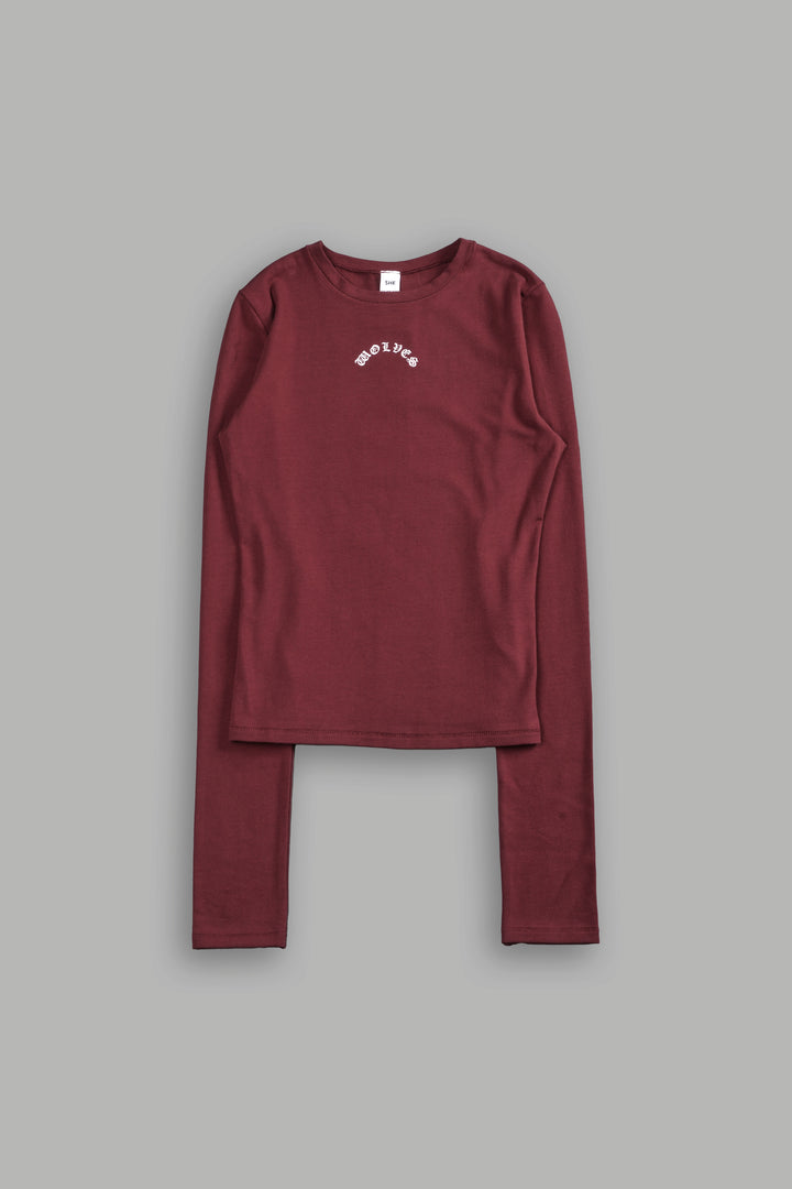 Chopper "Eden" L/S Tee in Oxblood