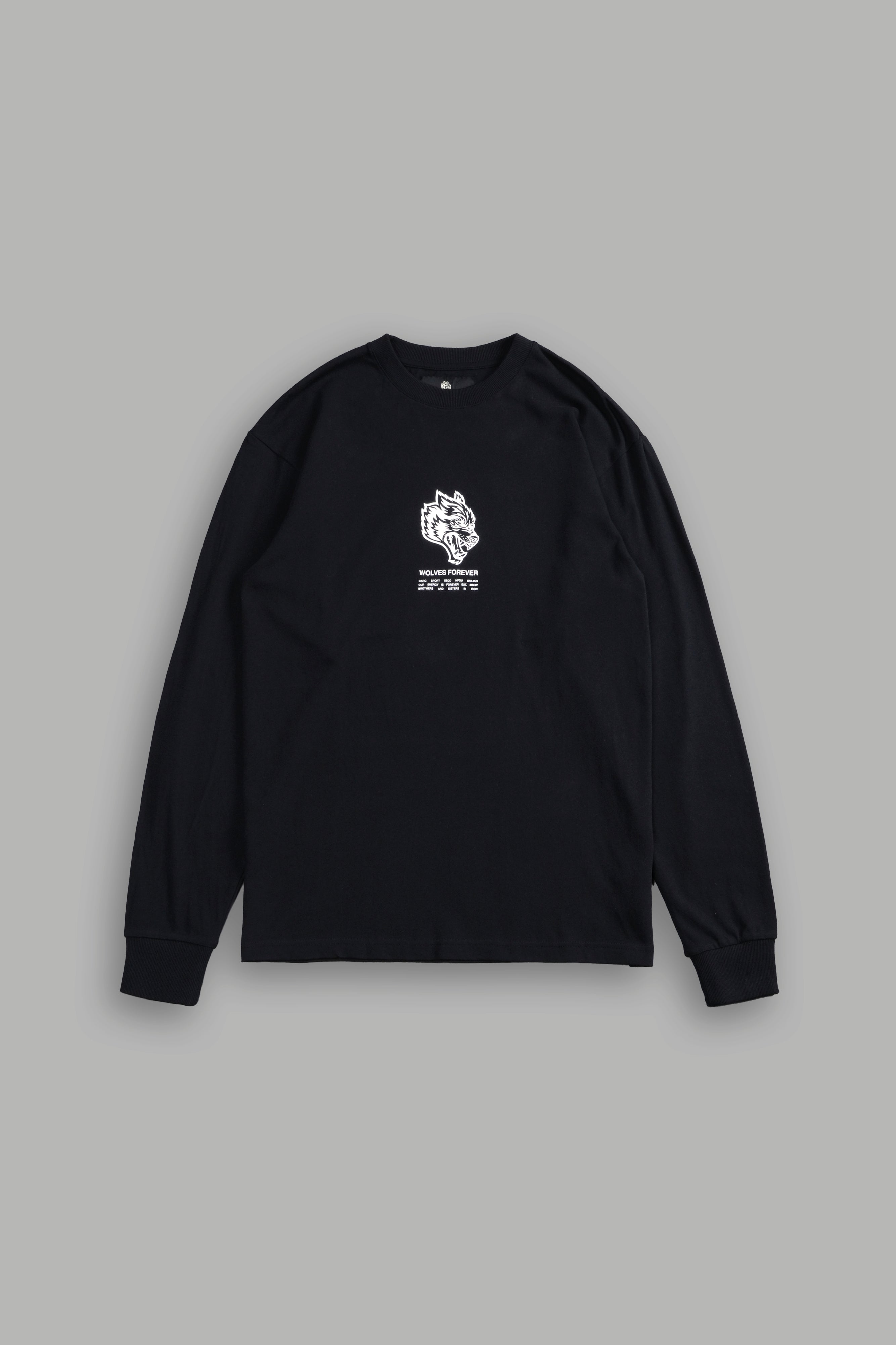 Wolves Have Your Back "Premium" L/S Tee in Black