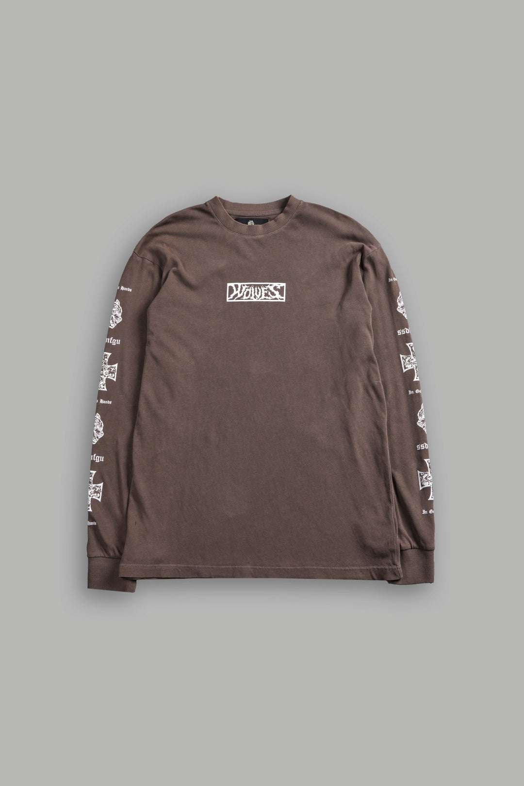 Iron Wolf Pack "Premium" L/S Tee in Mojave Brown