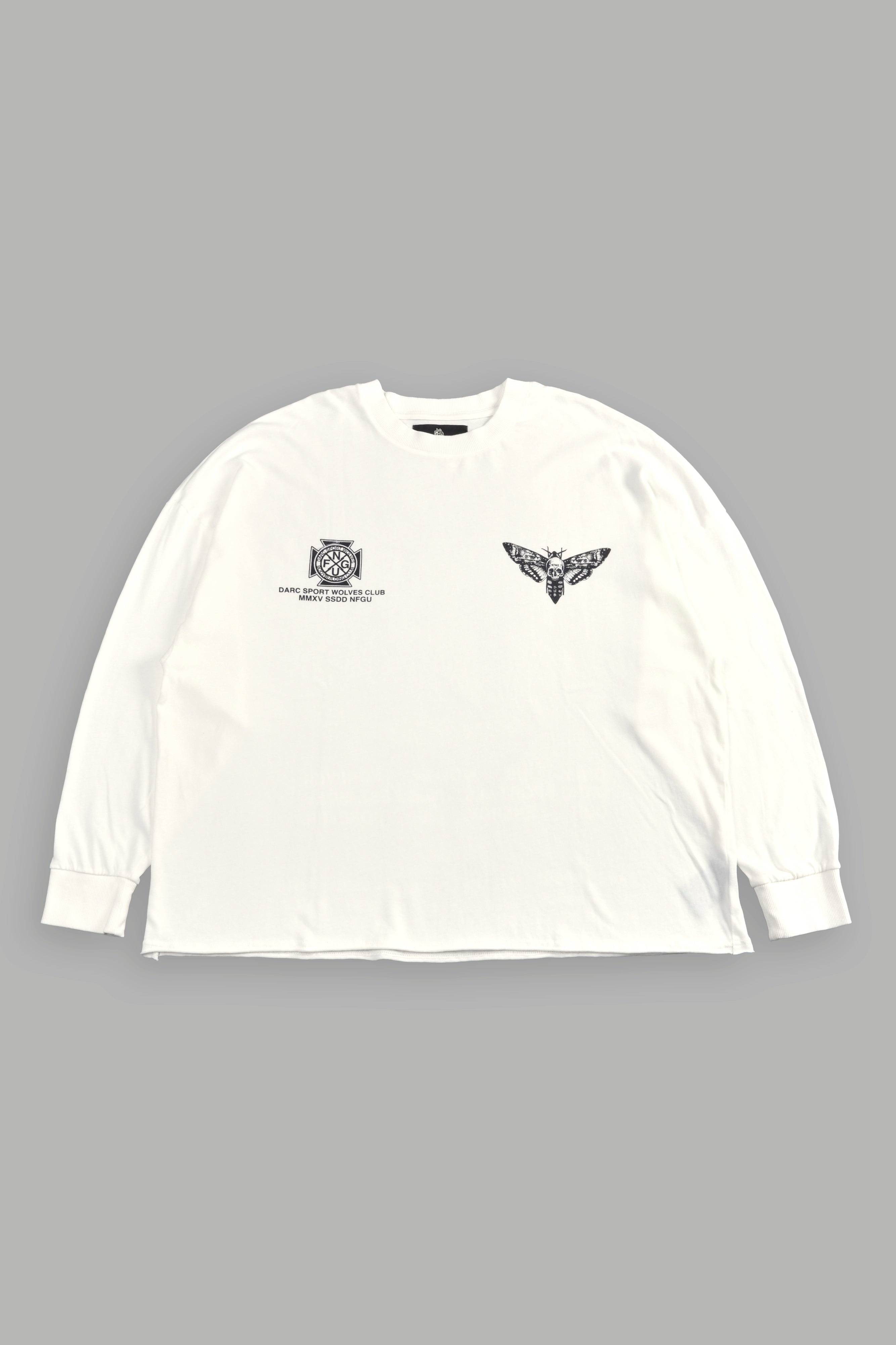 Wolves Tale "Box Cut" L/S Tee in Cream